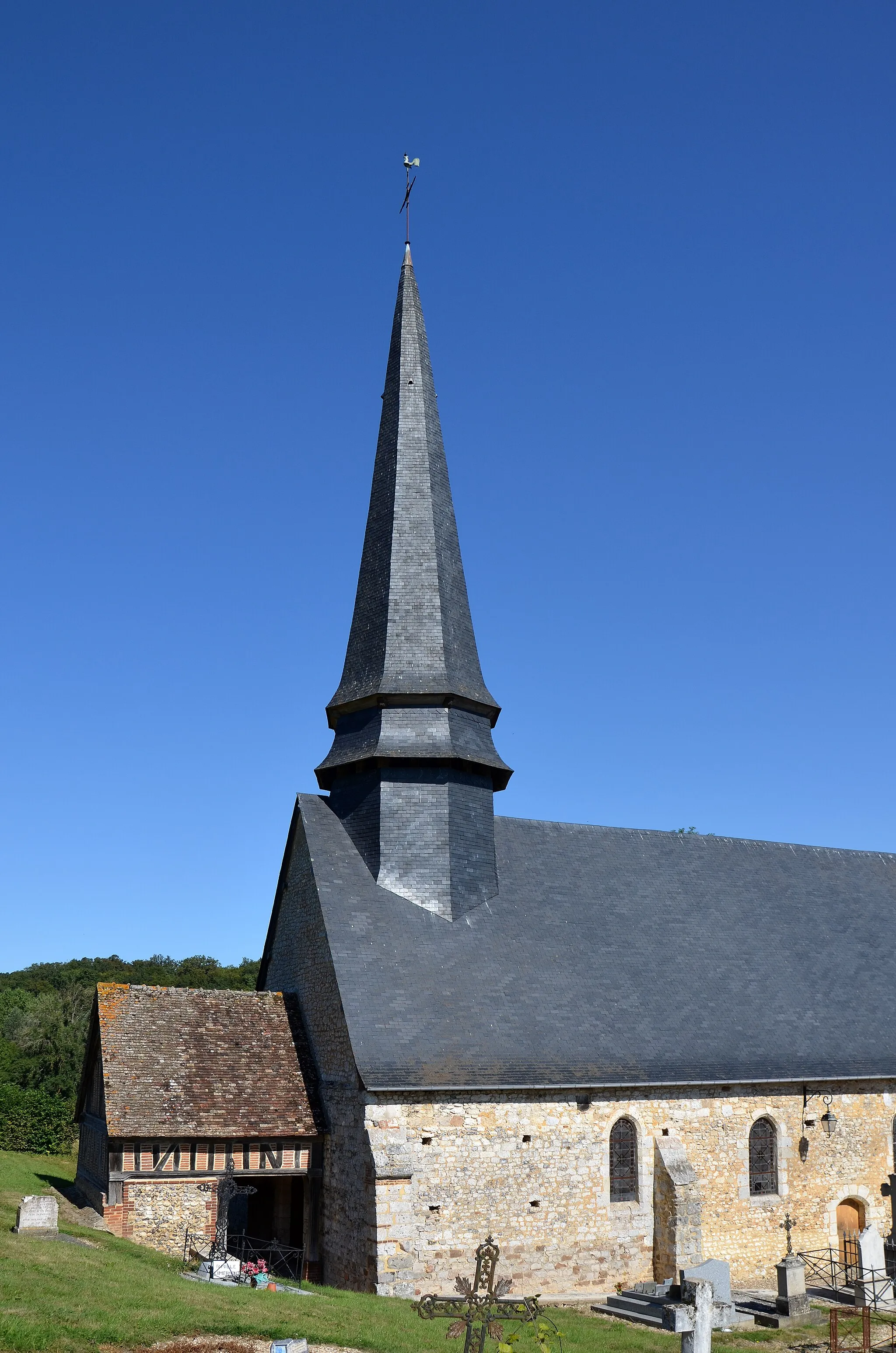 Photo showing: Church of Bézu-la-Forêt, Eure, Normandy, France