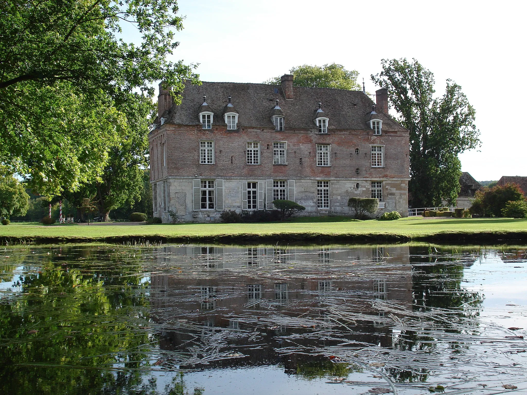 Photo showing: Manoir d'Heudreville-sur-Eure et sa pièce d'eau