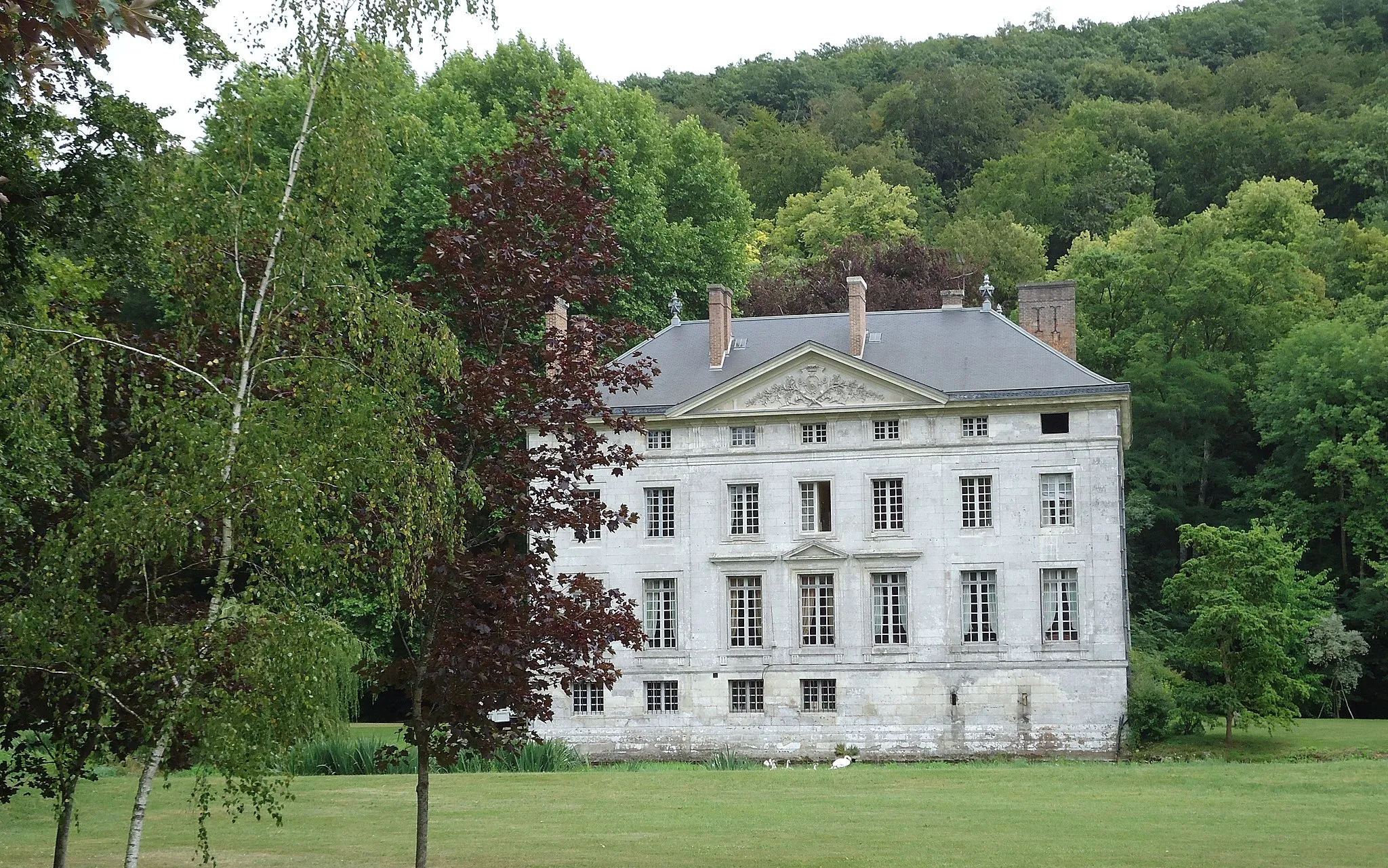 Photo showing: Château d'Amfreville-sur-Iton, XVIIIe et XIXe, inscrit à l'inventaire supplémentaire des monuments historiques