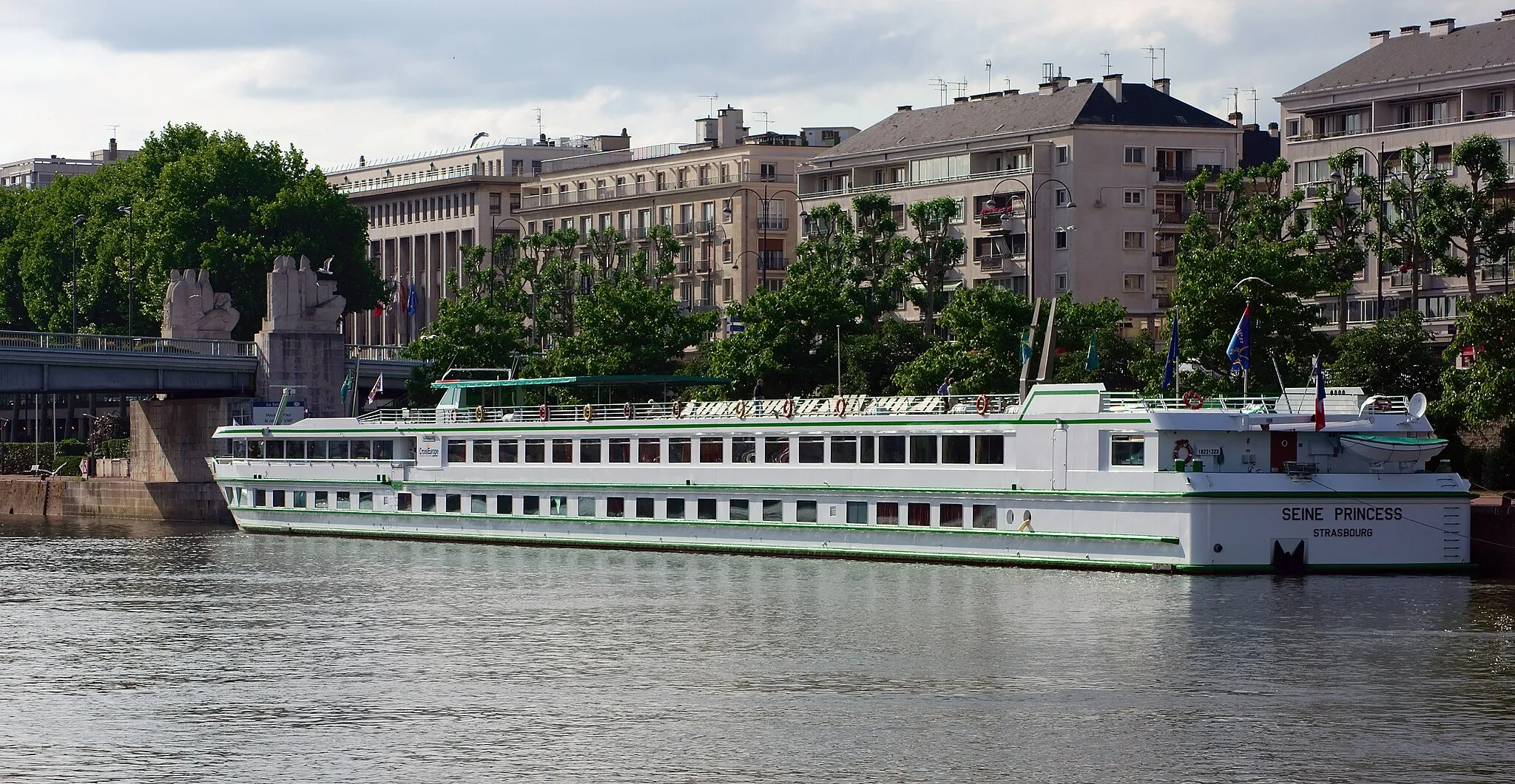 Photo showing: Flusskreuzfahrschiff Seine Princess in Rouen