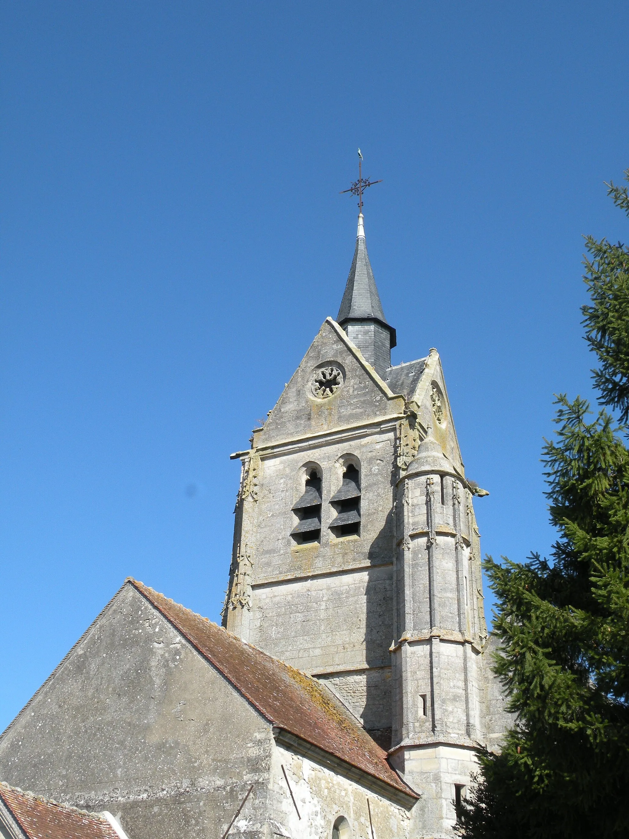 Photo showing: église Saint-Martin d'Hadancourt-le-Haut-Clocher