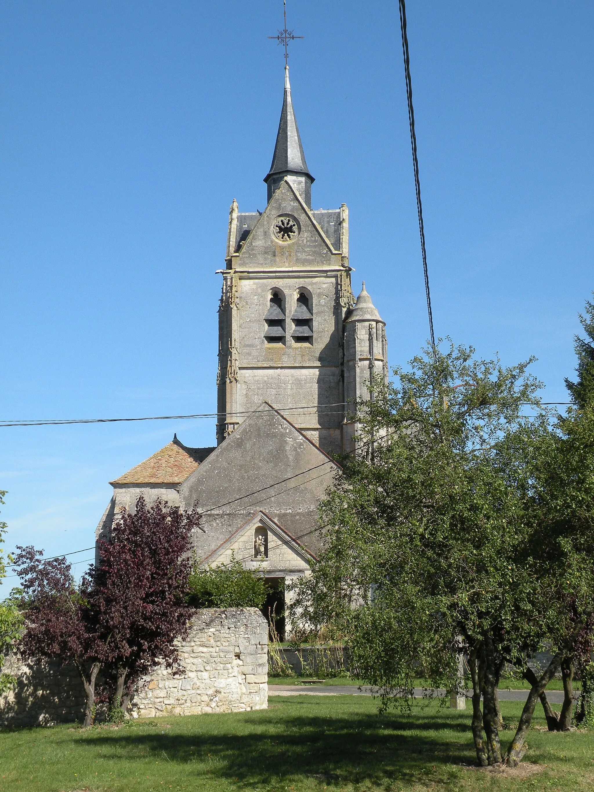 Photo showing: église Saint-Martin d'Hadancourt-le-Haut-Clocher