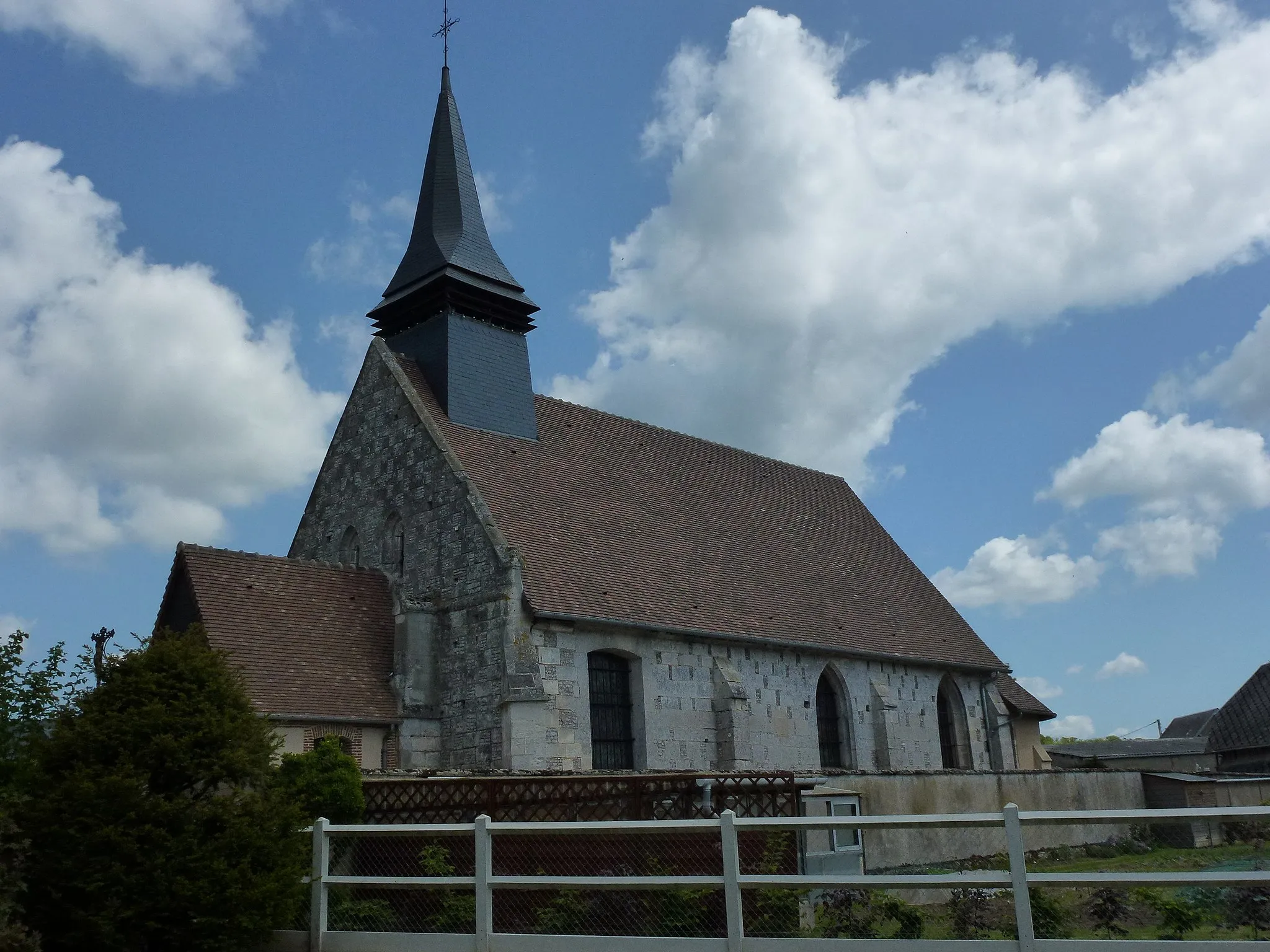Photo showing: Saint-Nicolas-du-Bosc (Eure, Fr) église St.Nicolas