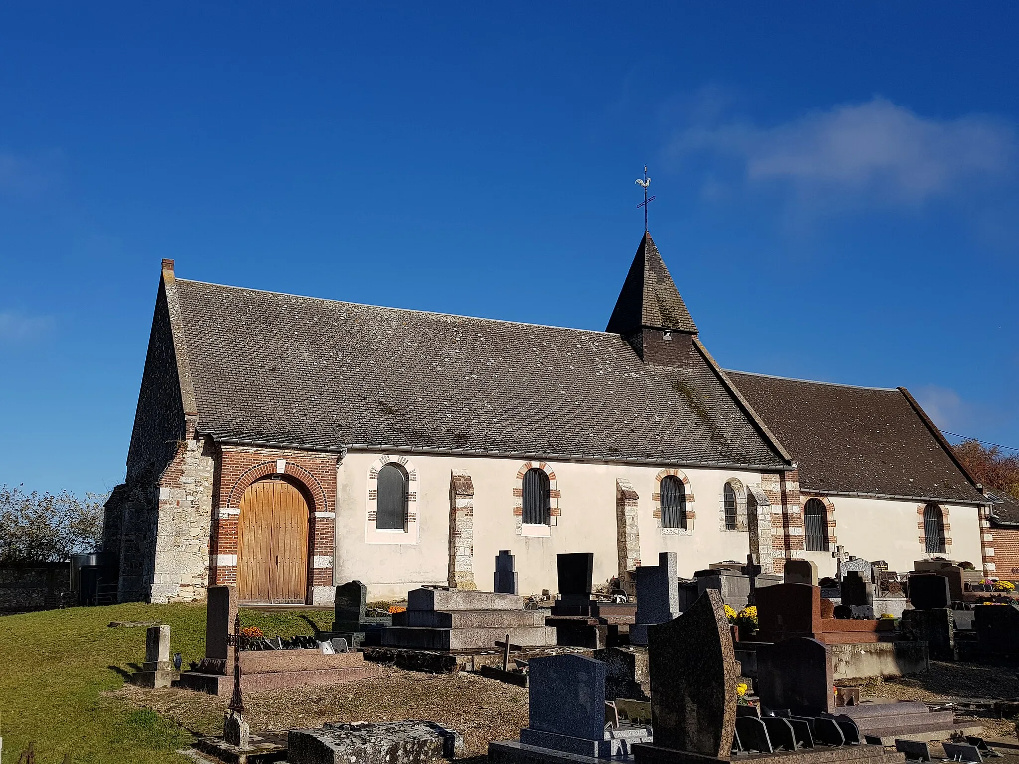 Photo showing: Église de Saint-Aubin-sur-Quillebeuf - Eure - Normandie - France