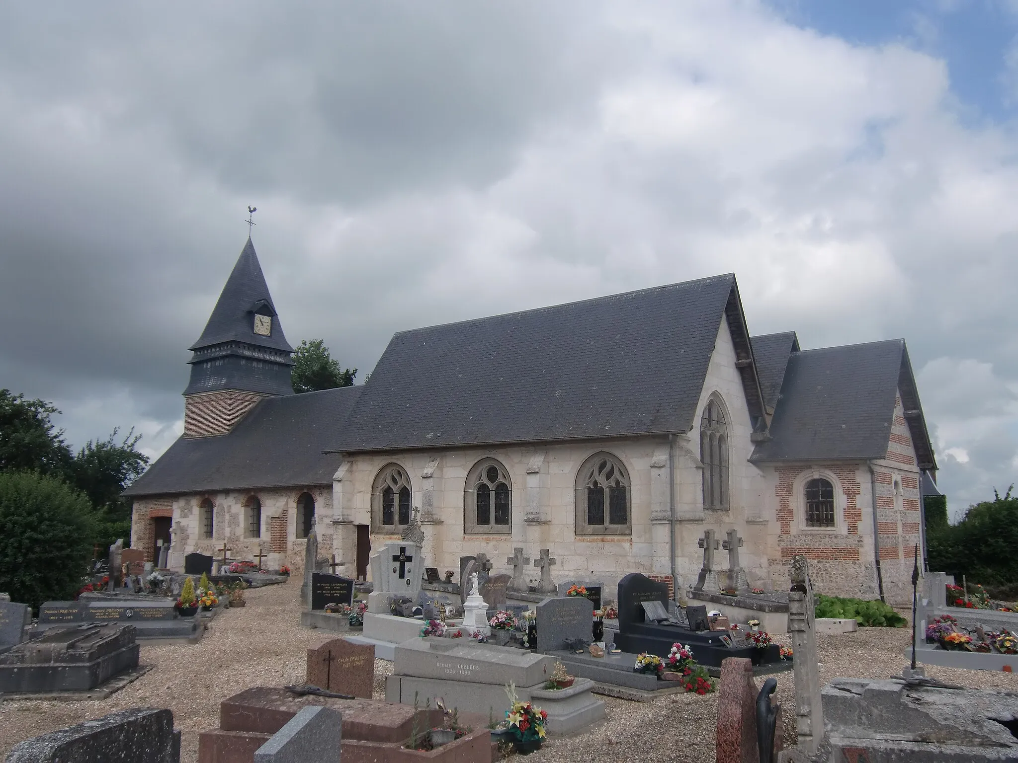 Photo showing: Eglise de Sainte-Croix sur Aizier (Eure, Normandie, France)
