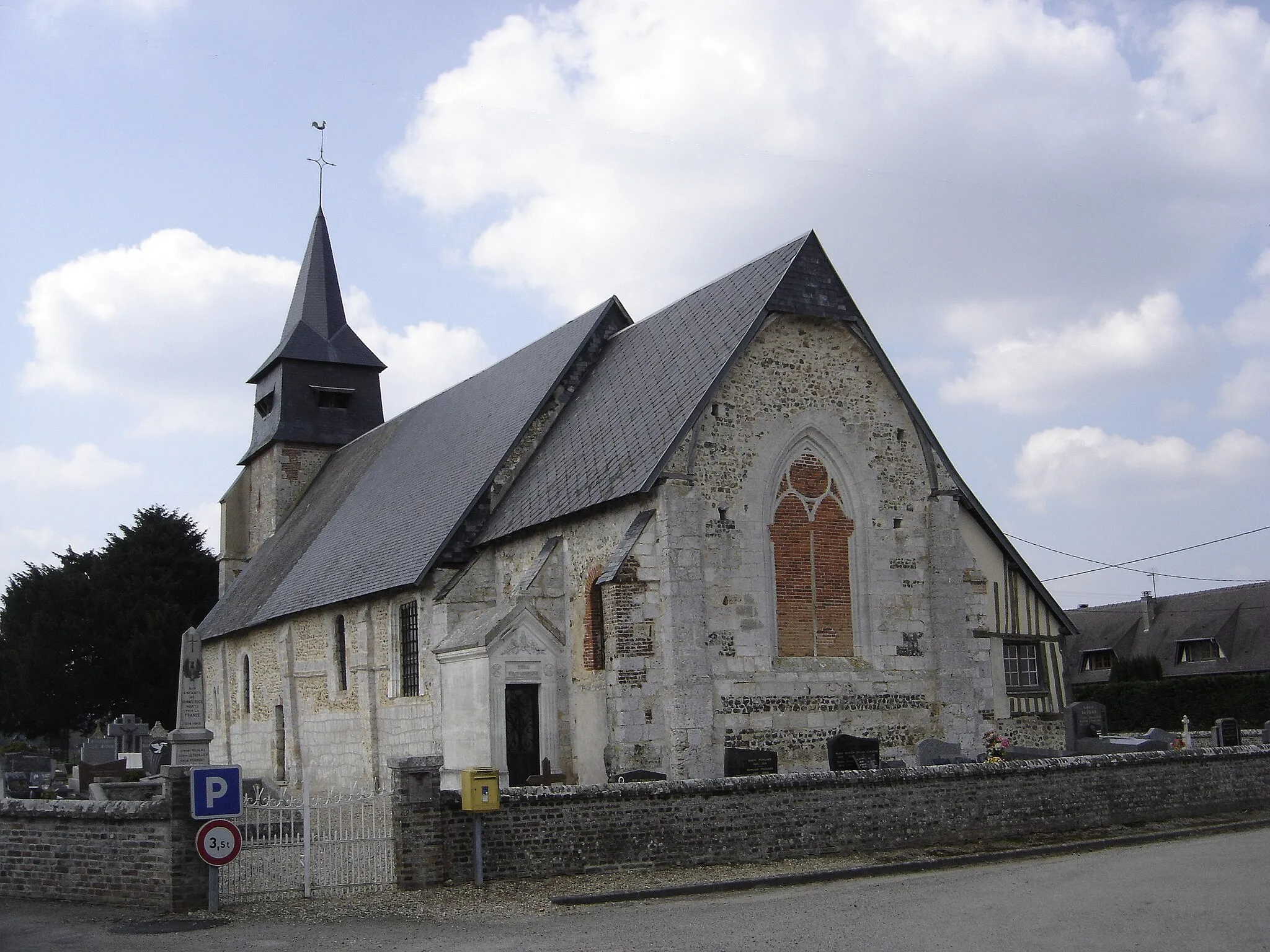 Photo showing: Église Saint-Denis à Vannecrocq - Eure - France (chevet)