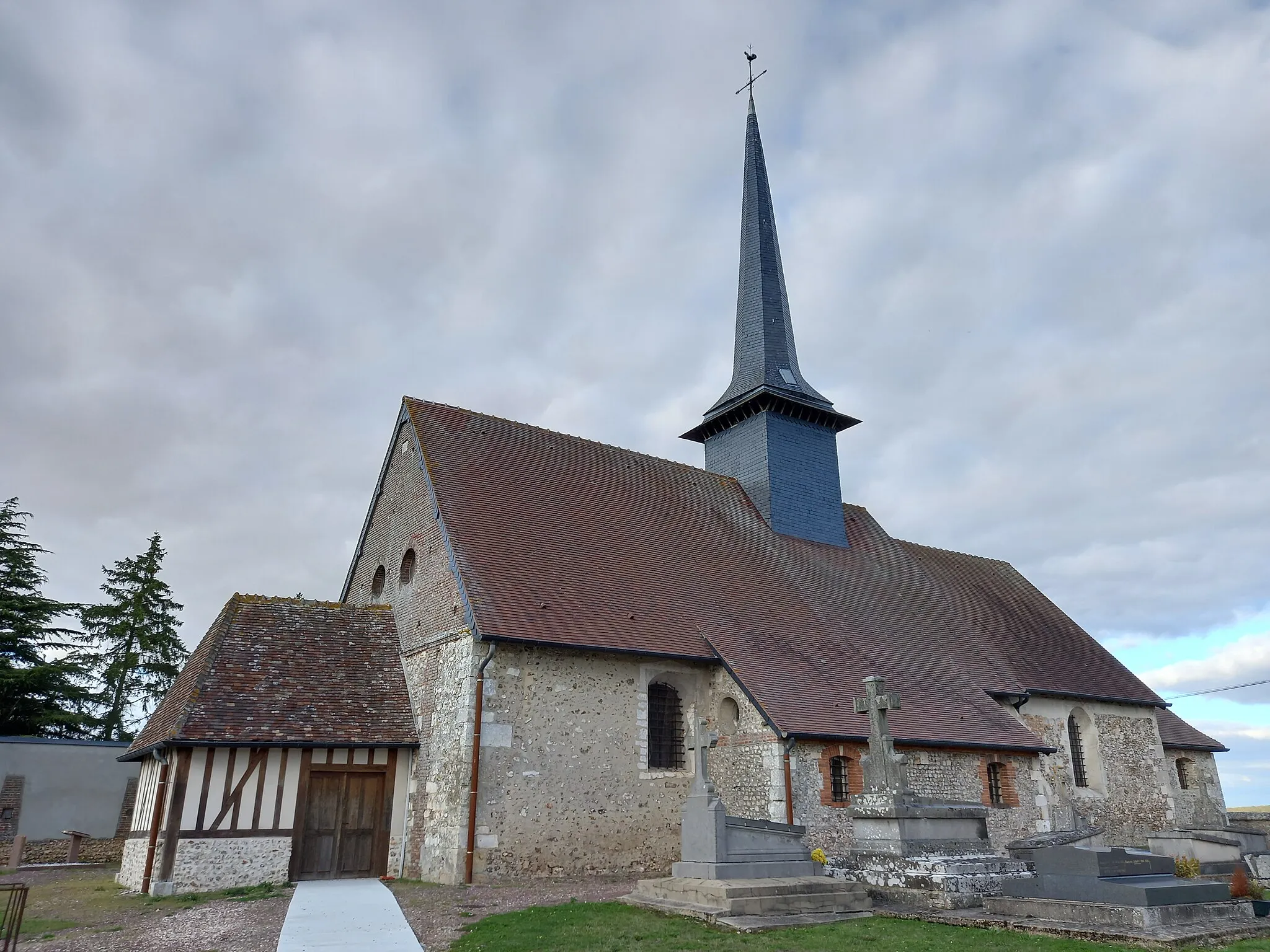 Photo showing: église Notre-Dame de La Forêt-du-Parc (église située dans l'Eure, en France) 2