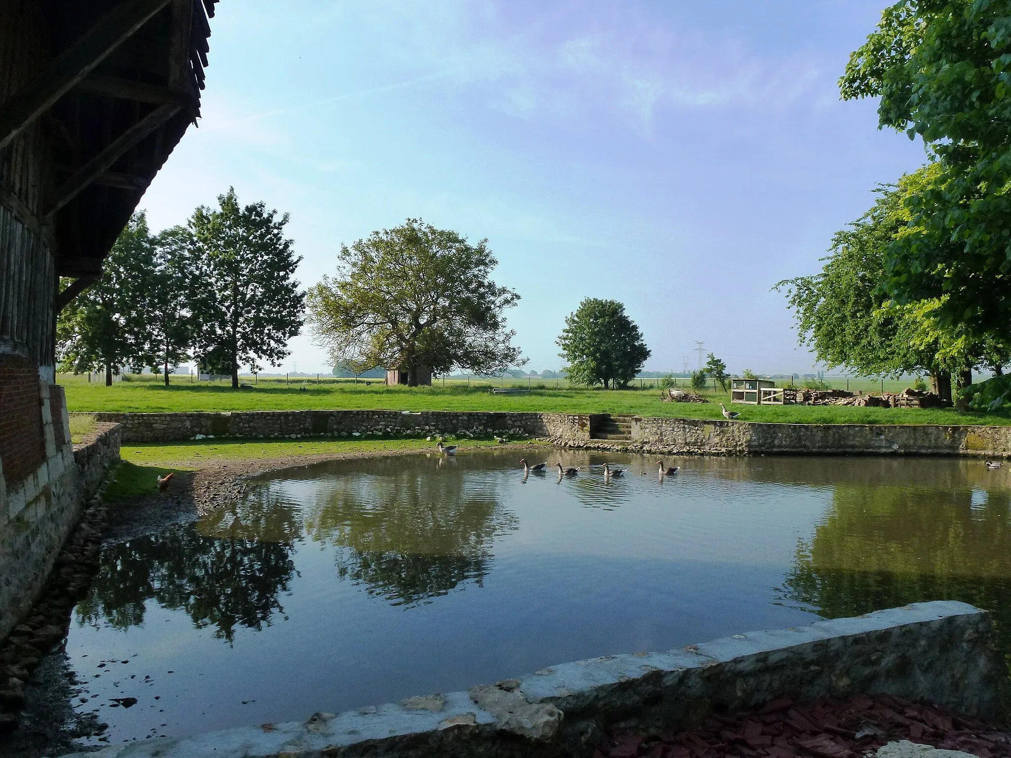 Photo showing: Le Tilleul-Lambert (Eure, Fr) un étang