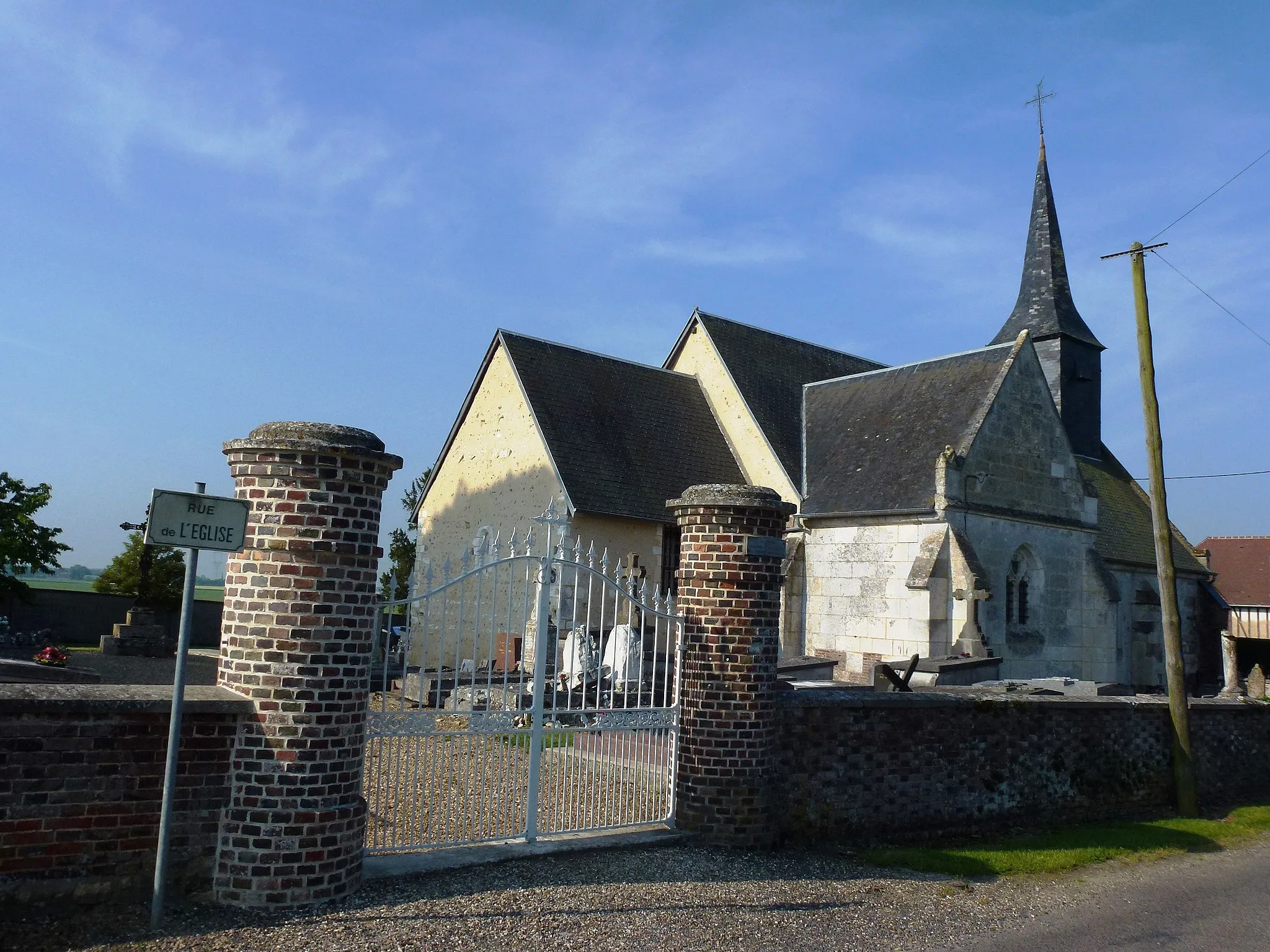 Photo showing: Le Tilleul-Lambert (Eure, Fr) église Saint-Martin