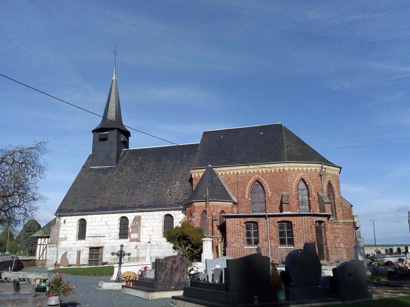 Photo showing: Église Saint-Aubin de Bosnormand (Eure, France)