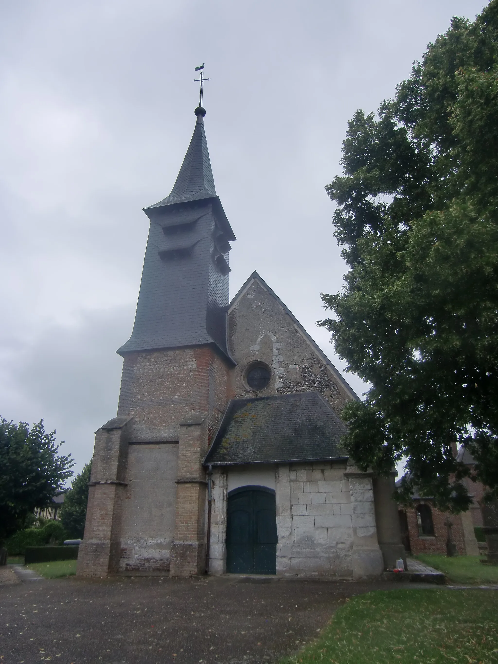 Photo showing: Eglise de Saint-Ouen-du-Tilleul (Eure, Normandie, France)