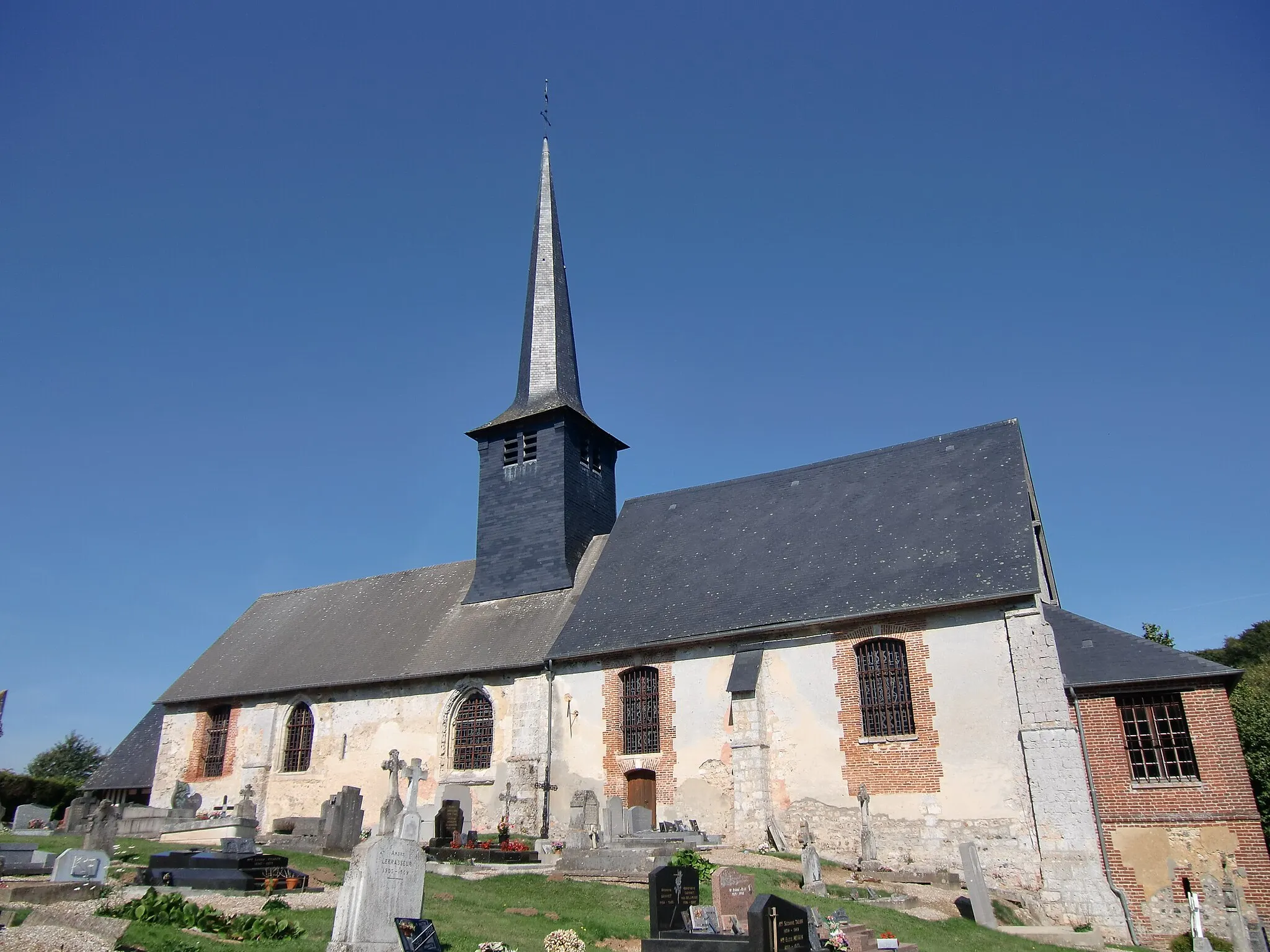 Photo showing: église de Triqueville (Eure, Normandie, France)