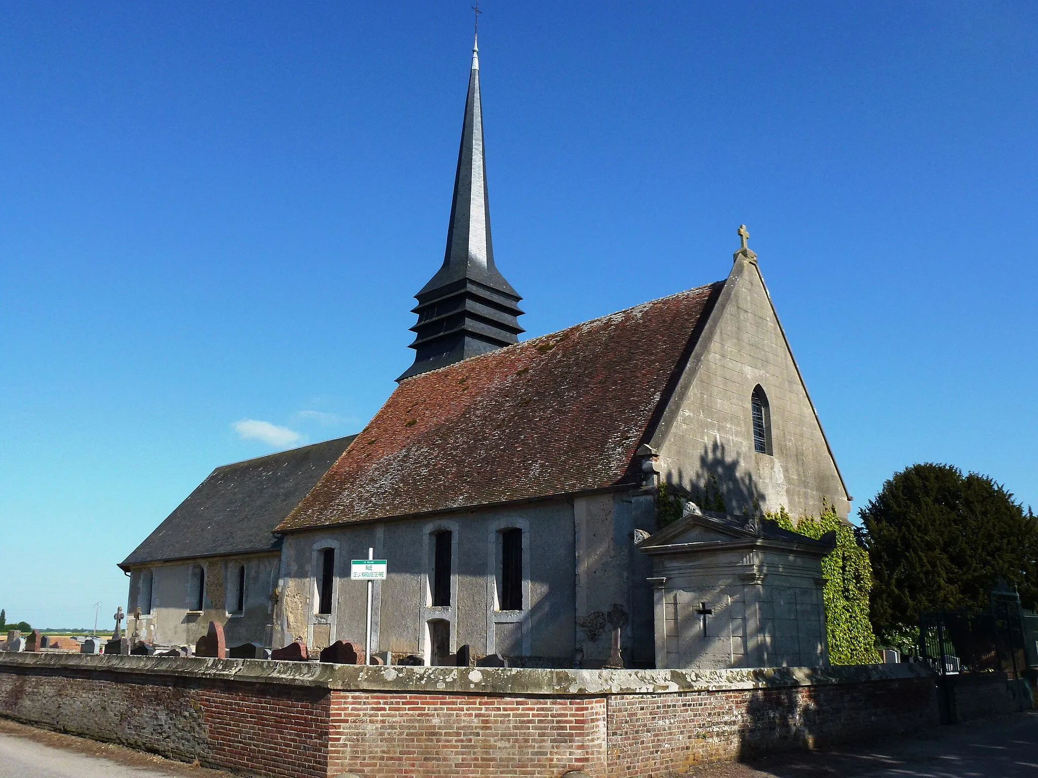 Photo showing: Courbépine (Eure, Fr) église Sant-Martin