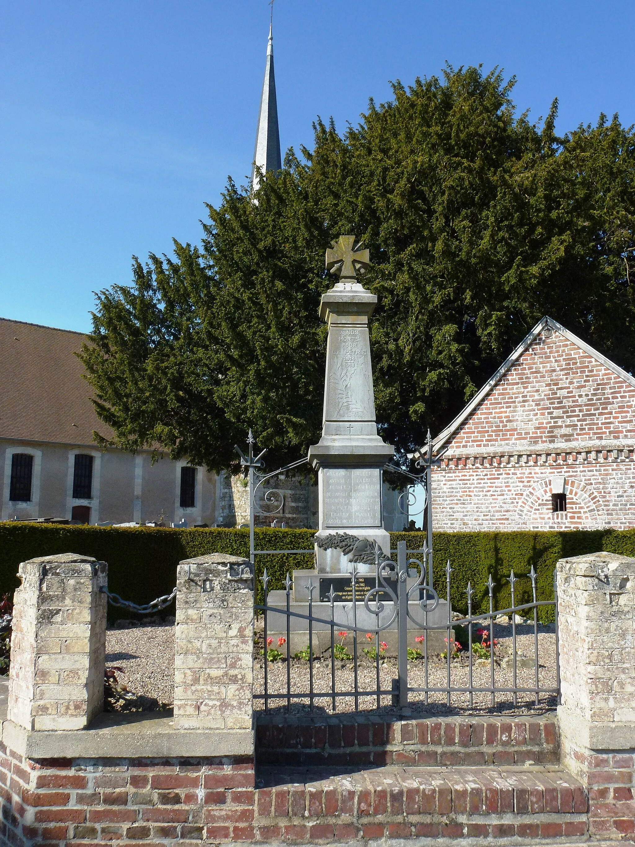 Photo showing: Courbépine (Eure, Fr) monument aux morts