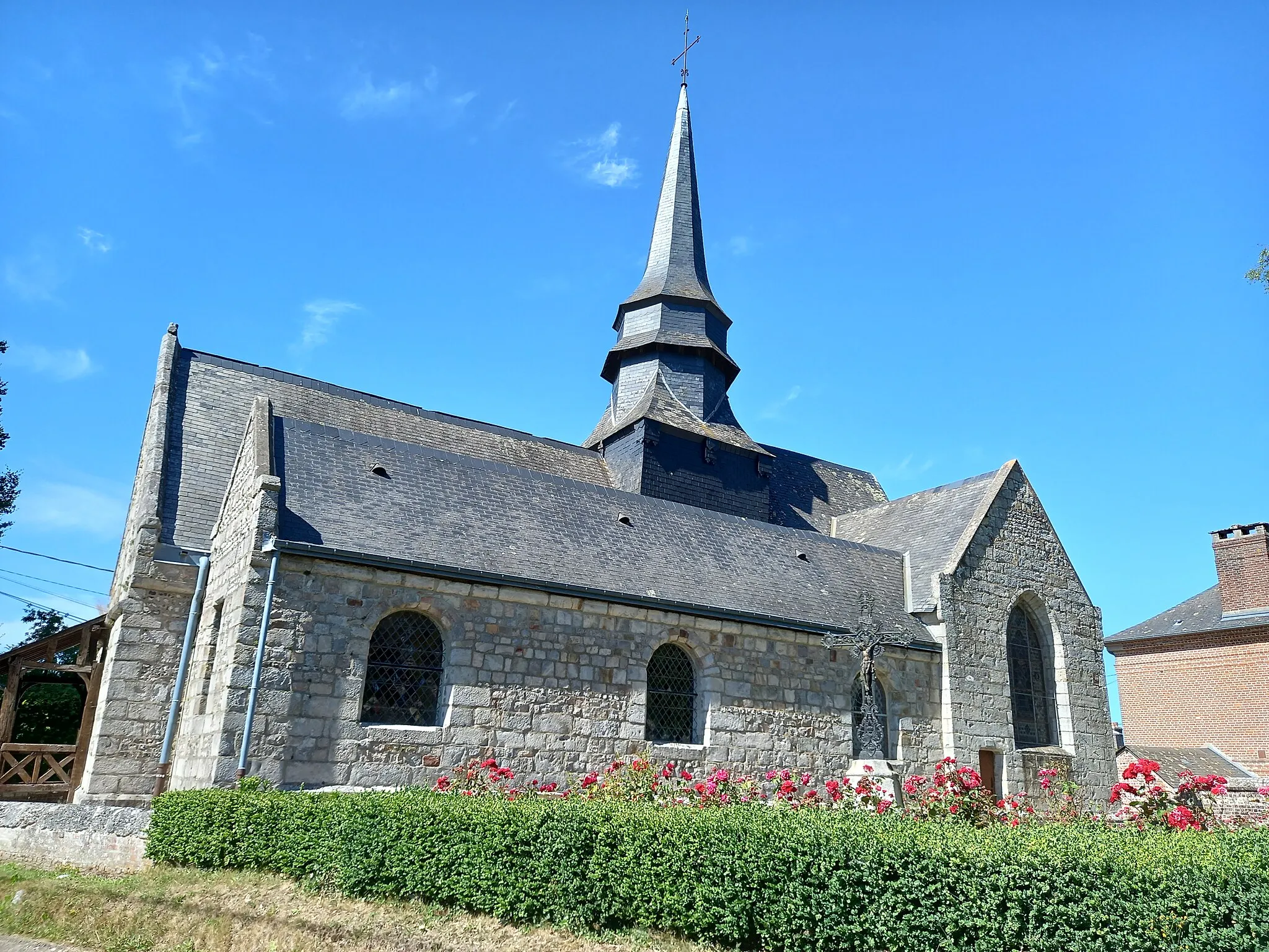 Photo showing: église Saint-Remi de Belmesnil (église située en Seine-Maritime, en France)