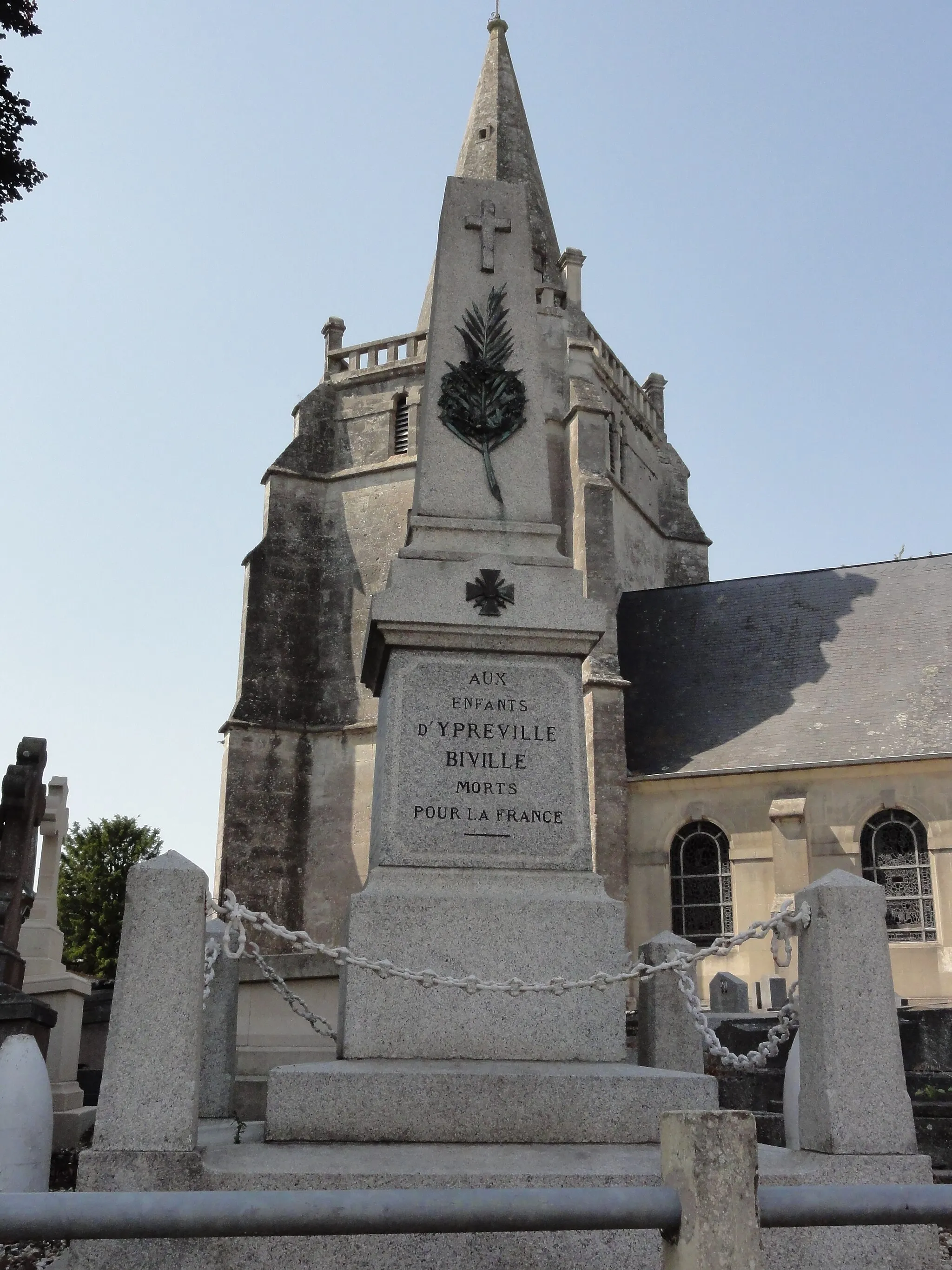 Photo showing: Ypreville-Biville (Seine-Mar.) église d'Ypreville
