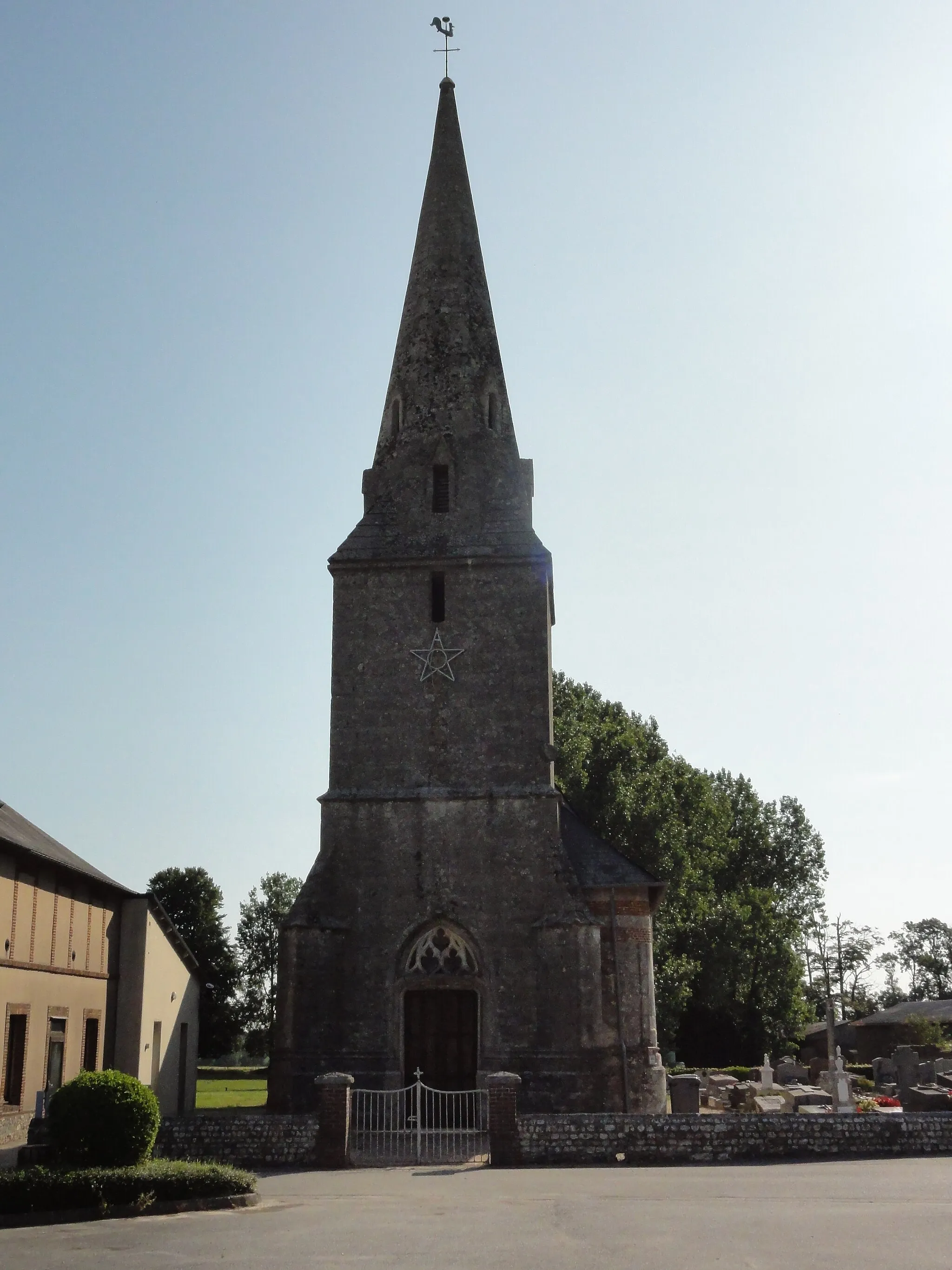 Photo showing: Tocqueville-les-Murs (Seine-Mar.) eglise