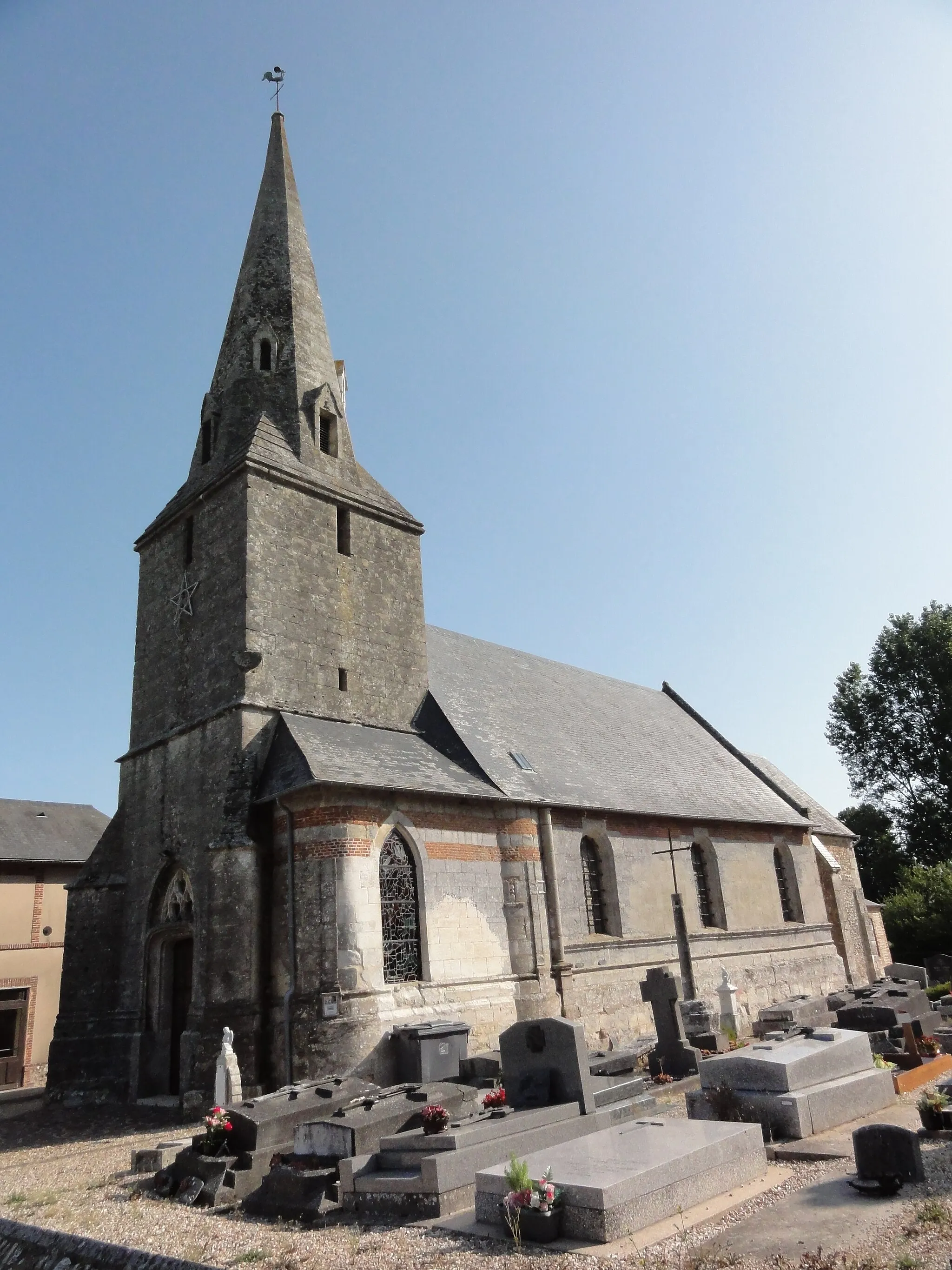 Photo showing: Tocqueville-les-Murs (Seine-Mar.) eglise