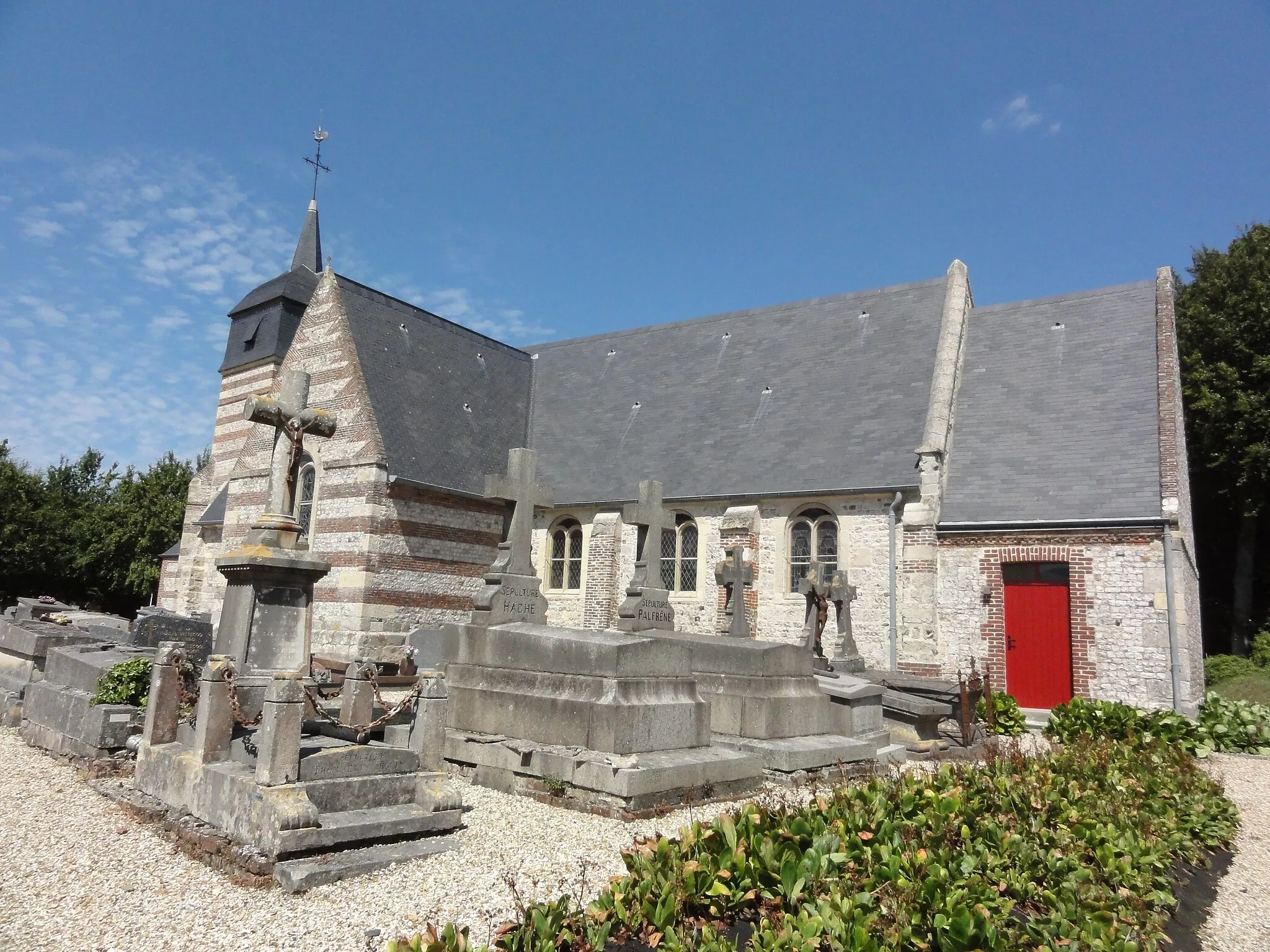 Photo showing: Ancretteville-sur-Mer (Seine-Mar.) église