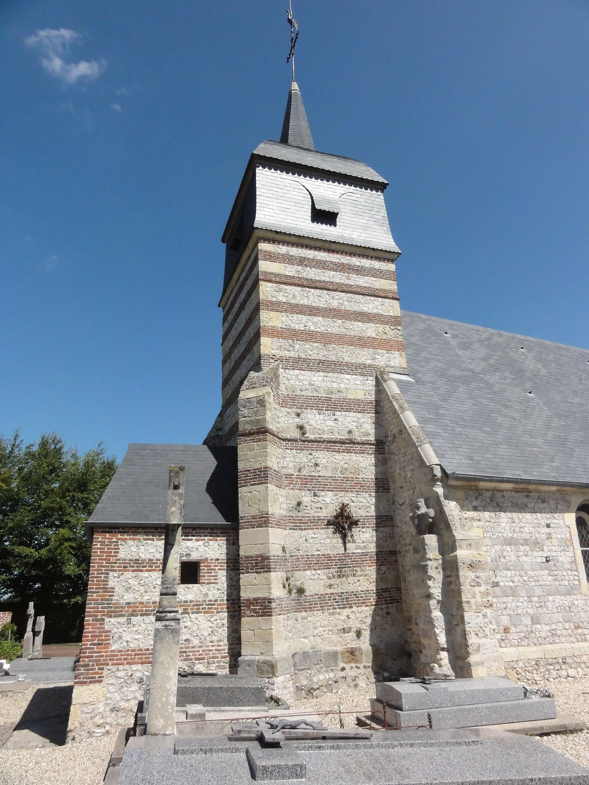 Photo showing: Ancretteville-sur-Mer (Seine-Mar.) église