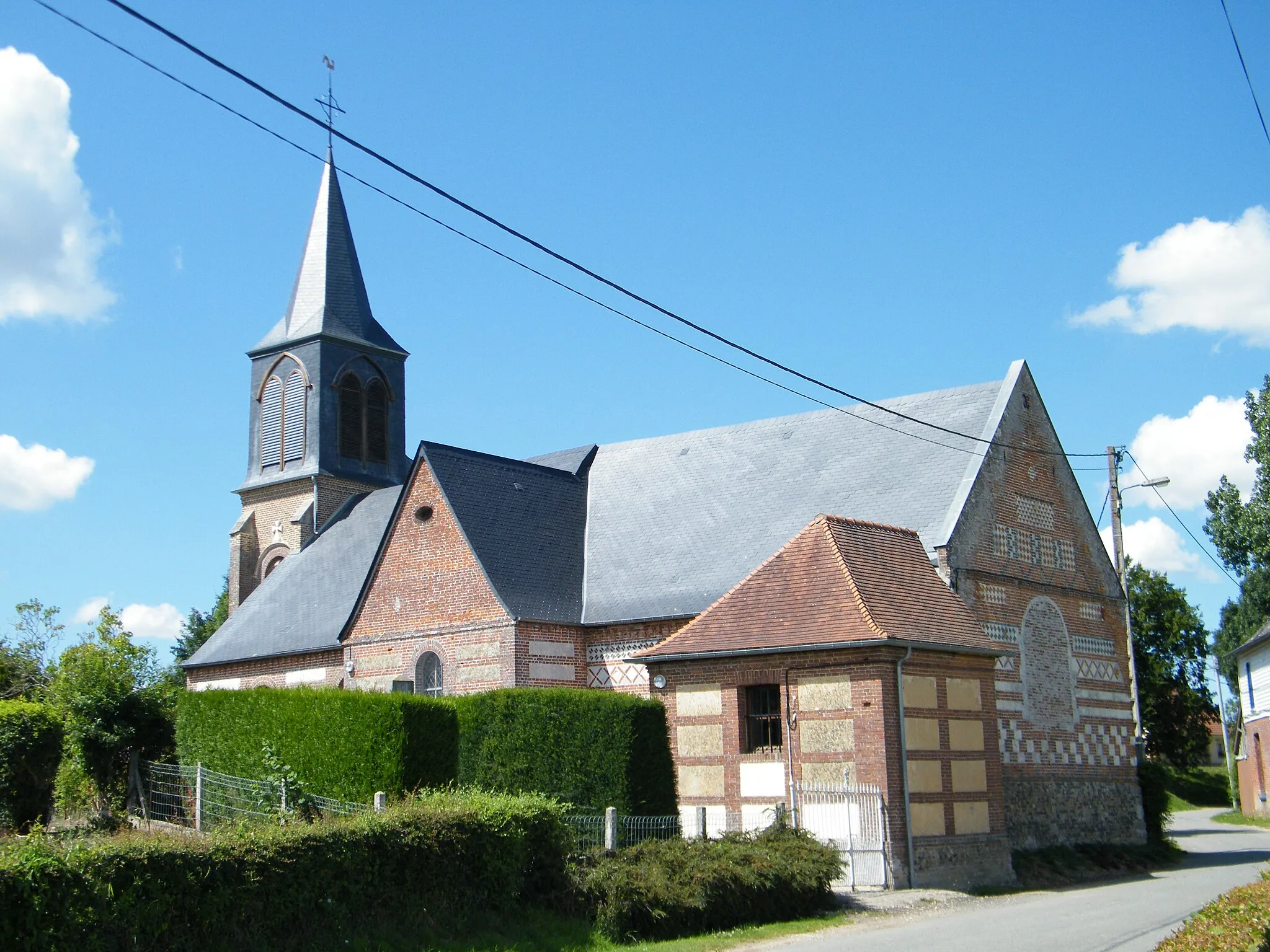 Photo showing: Baillolet, Seine-Maritime, France, église