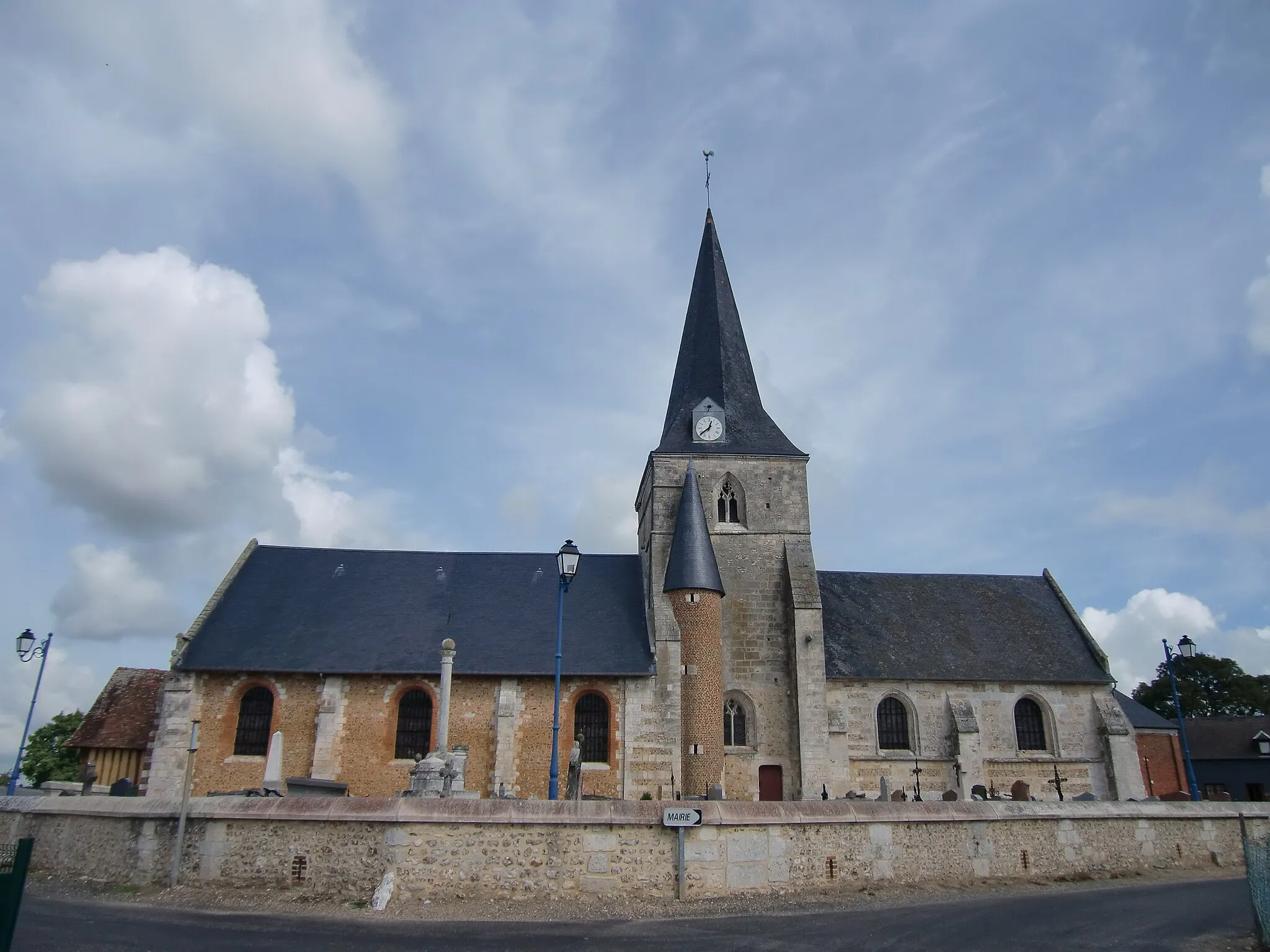 Photo showing: église Saint-Martin de Rougemontiers (Eure, Normandie, France)