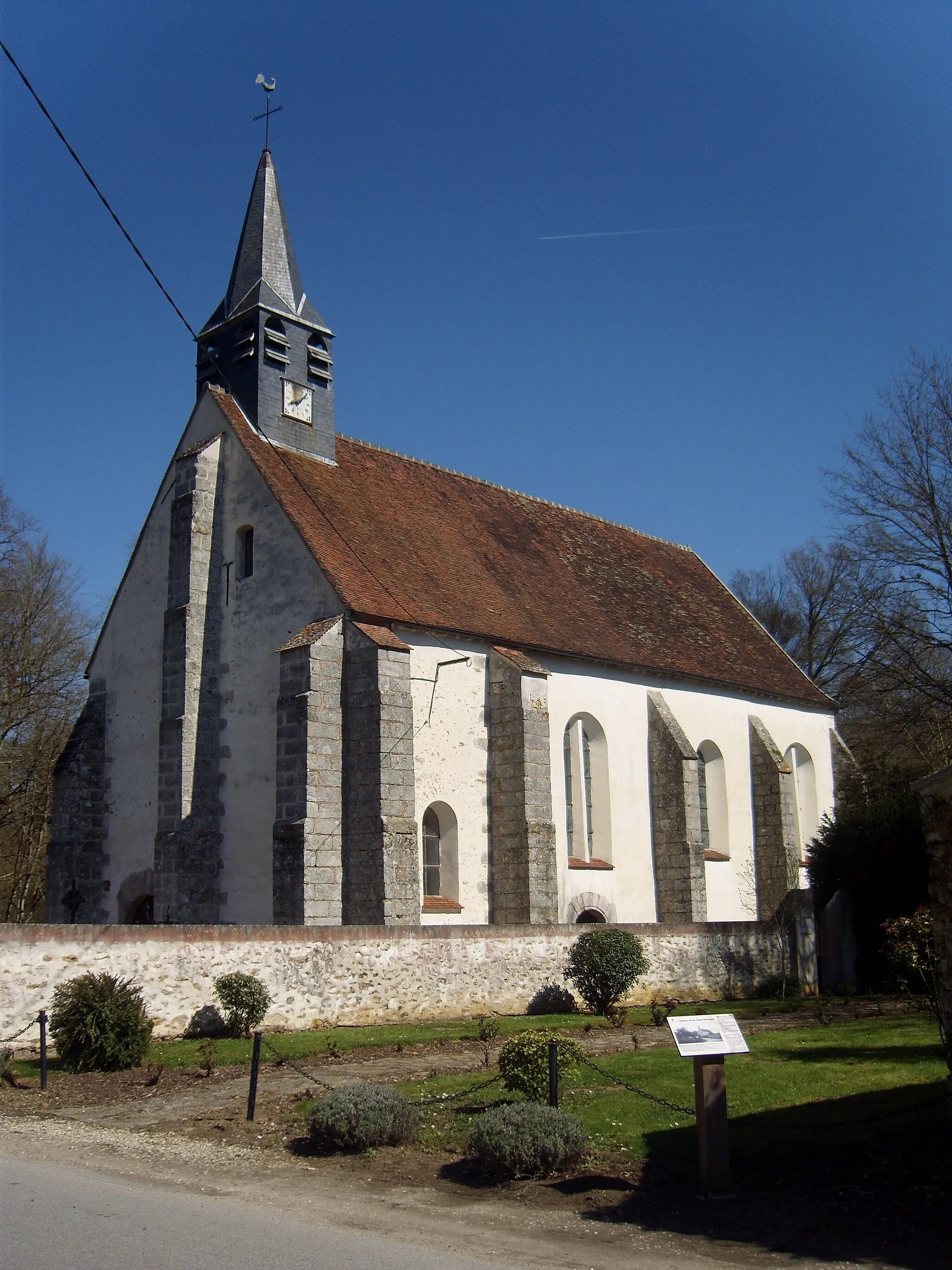 Photo showing: Église Saint Jean-Baptiste de Crèvecœur-en-Brie