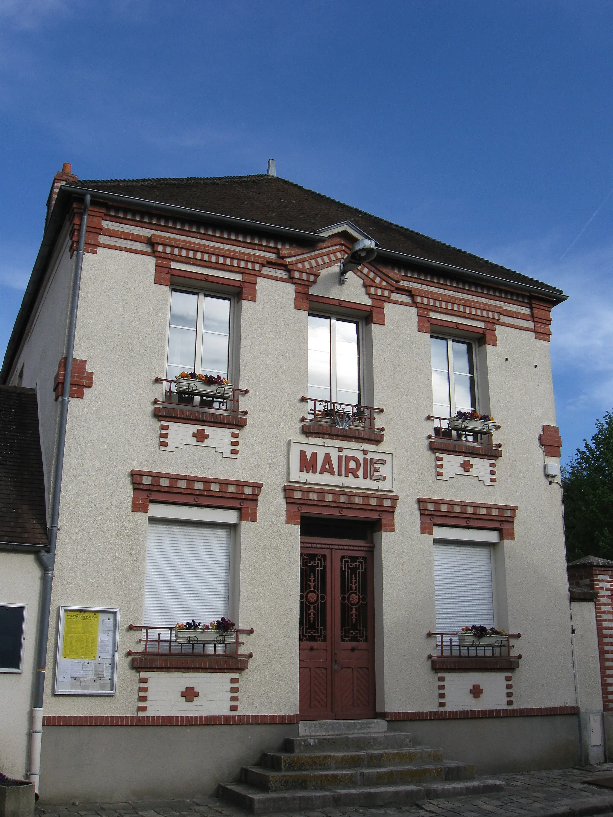 Photo showing: Mairie de Villiers-sous-Grez. (département de la Seine et Marne, région Île-de-France).