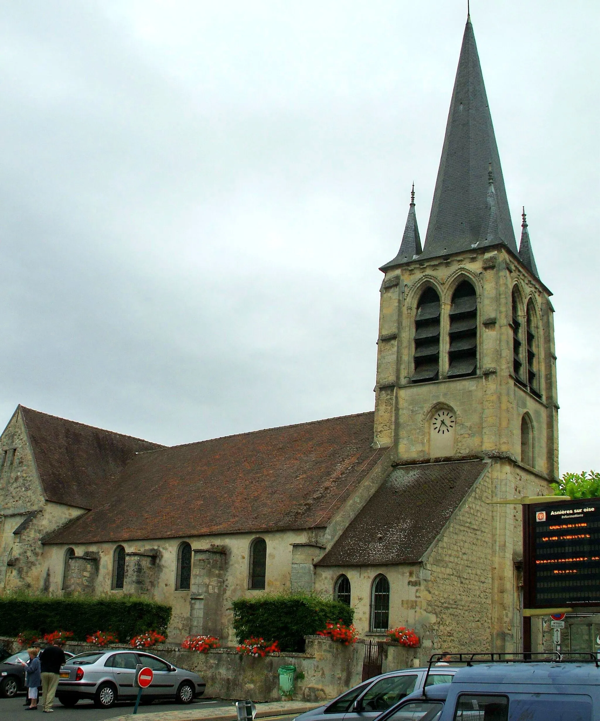Photo showing: churche of Asnières-sur-Oise