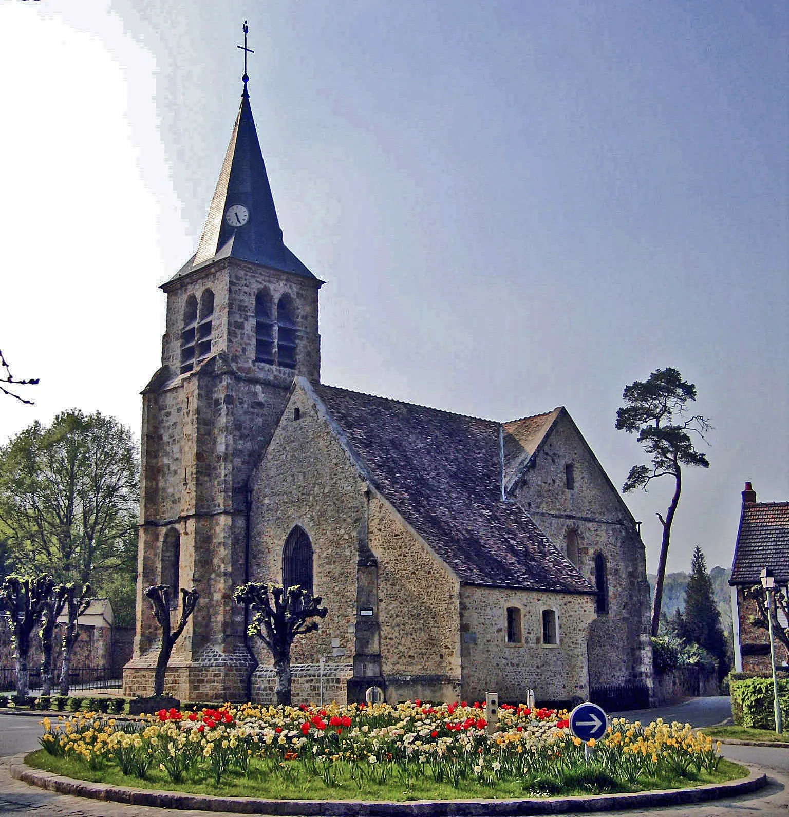 Photo showing: Église Saint-Jean-Baptiste de Choisel. (Yvelines, région Île-de-France).