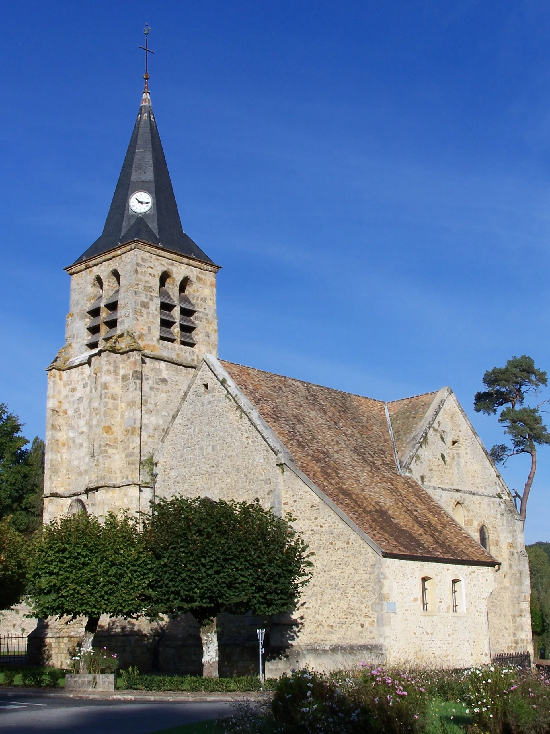 Photo showing: Église Saint-Jean-Baptiste de Choisel. (Yvelines, région Île-de-France).