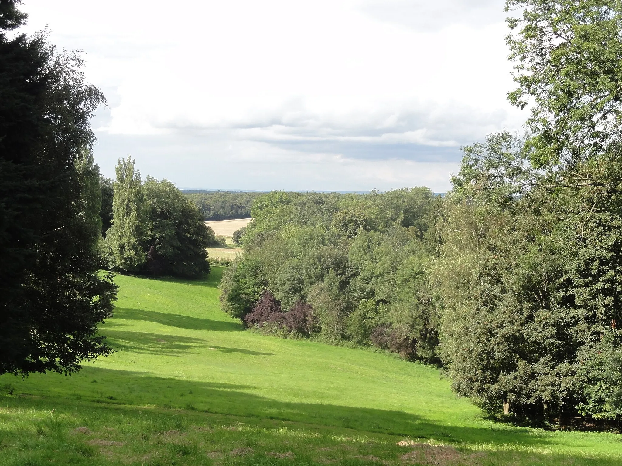 Photo showing: Parc du château, vue vers le nord.