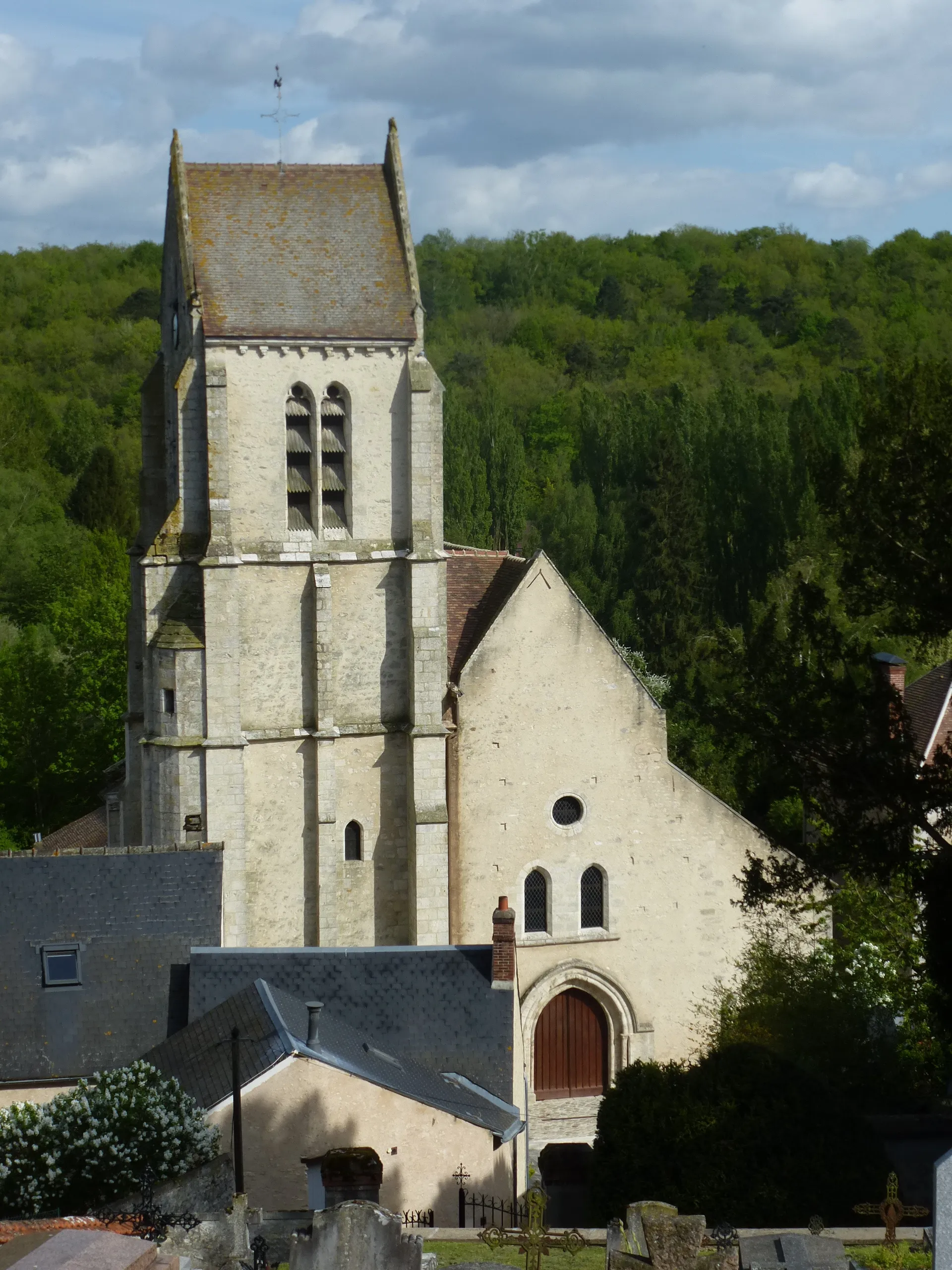 Photo showing: Église Saint-Médard de Chalo-Saint-Mars.  (Essonne, région Île-de-France).