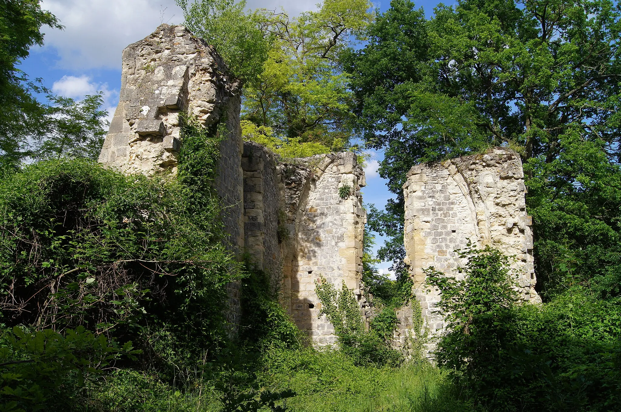 Photo showing: ruines de la Chapelle Saint-Blaise - commanderie templière de Saussay, à Ballancourt-sur-Essonne. Vue intérieure