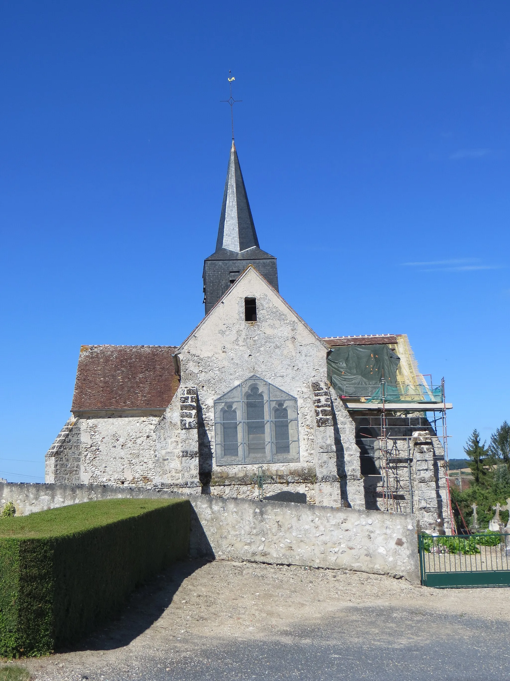 Photo showing: Façade est de l'église