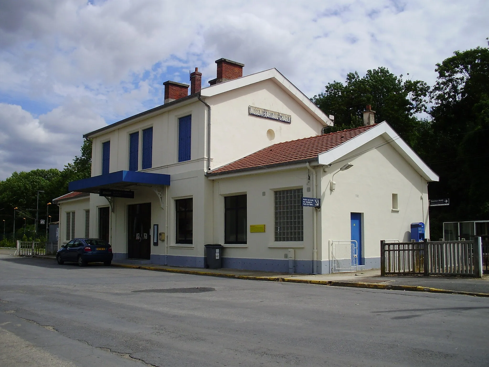 Photo showing: Nogent-l'Artaud - Charly station, in Nogent-l'Artaud, Aisne, France