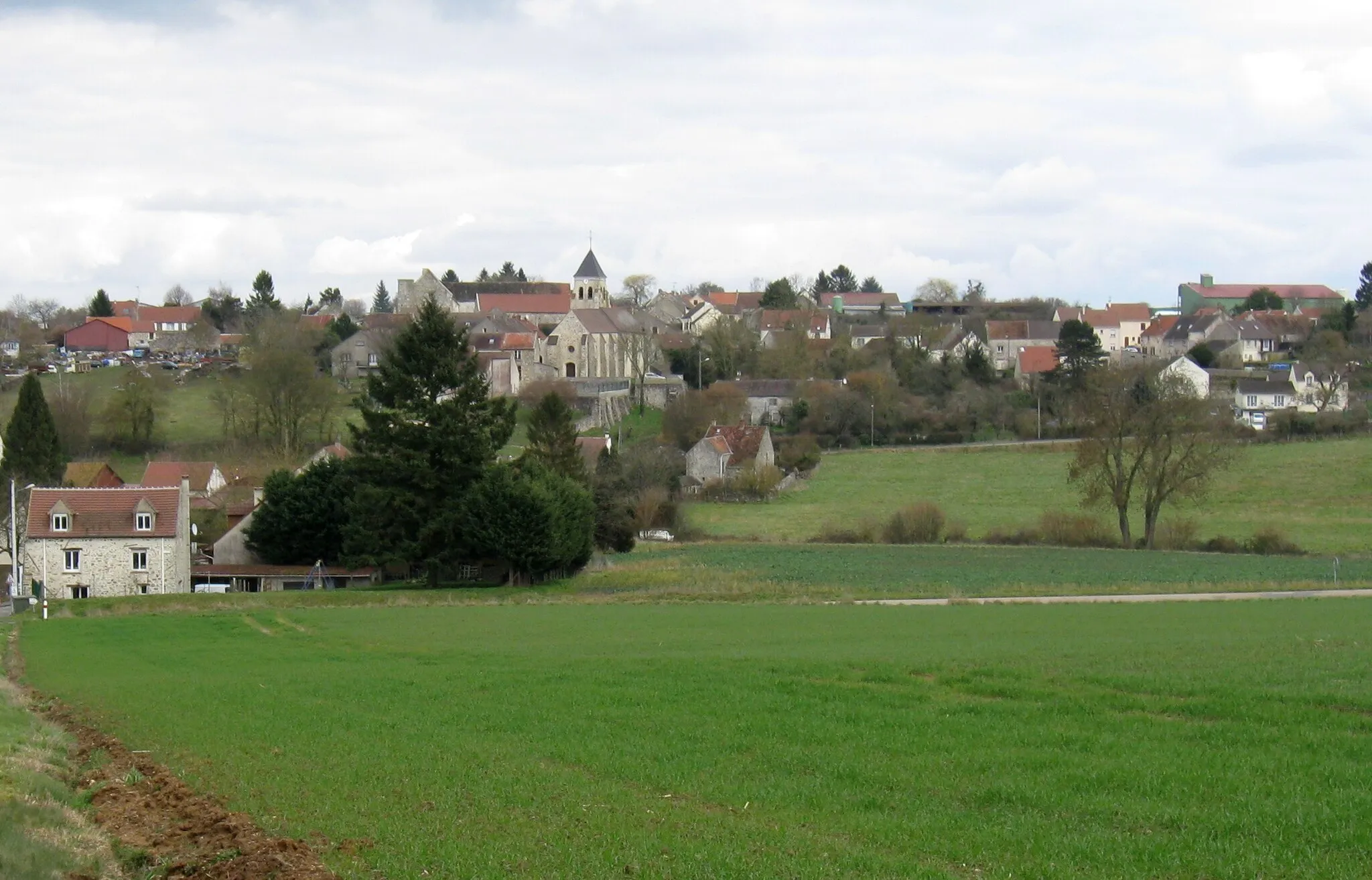Photo showing: Vue du village de Germigny-sous-Coulombs. (Seine-et-Marne, région Île-de-France).