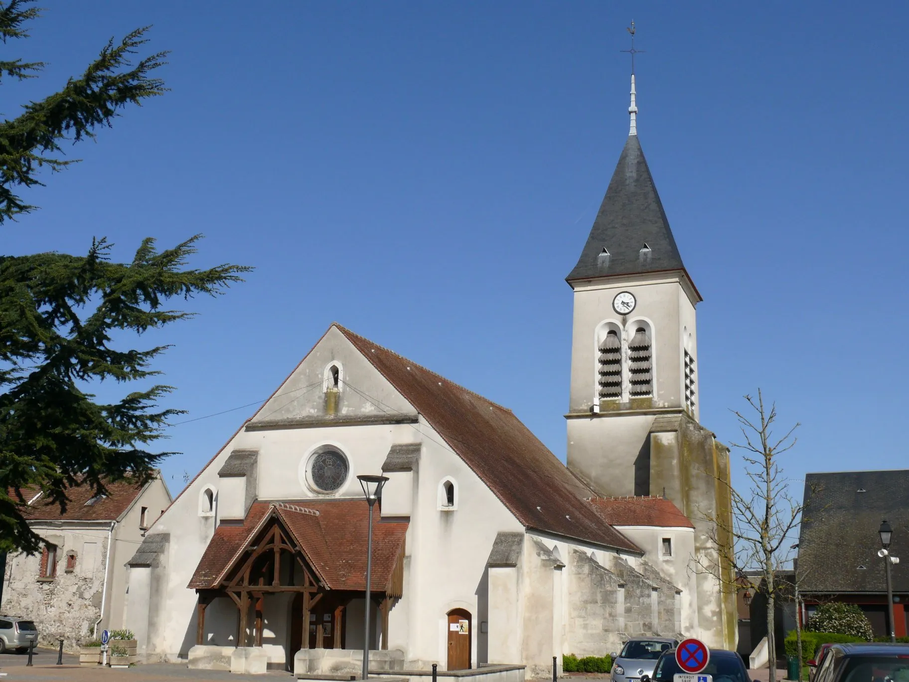 Photo showing: Saint-Sulpice's church of Saint-Soupplets (Seine-et-Marne, Île-de-France, France).