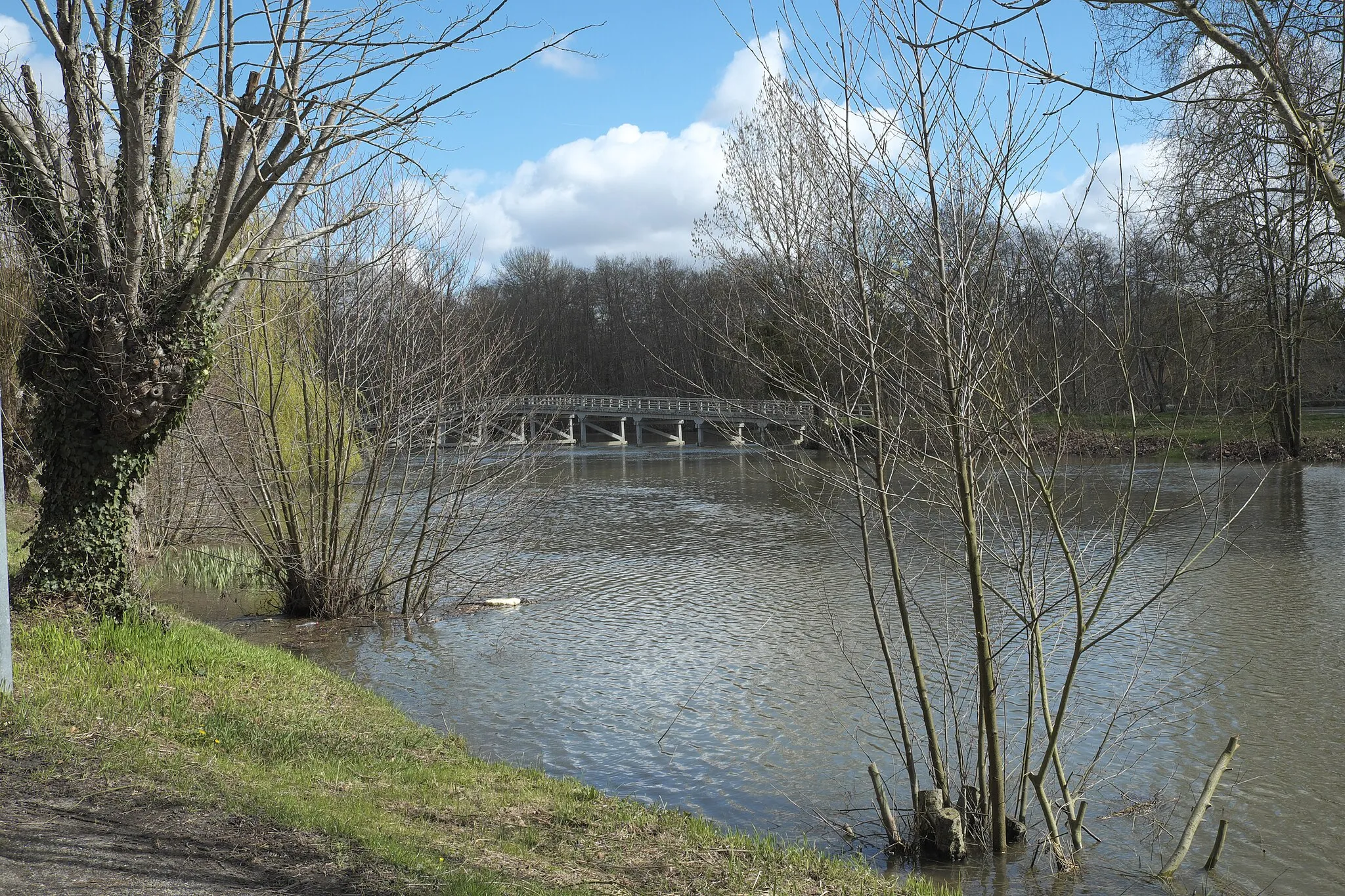 Photo showing: Seine bei Samois-sur-Seine im Département Seine-et-Marne (Île-de-France/Frankreich)