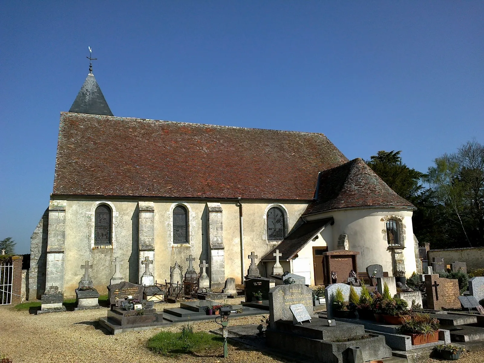 Photo showing: église Saint-Martin, Saint-Martin-De-Nigelles, Eure-et-Loir, France.