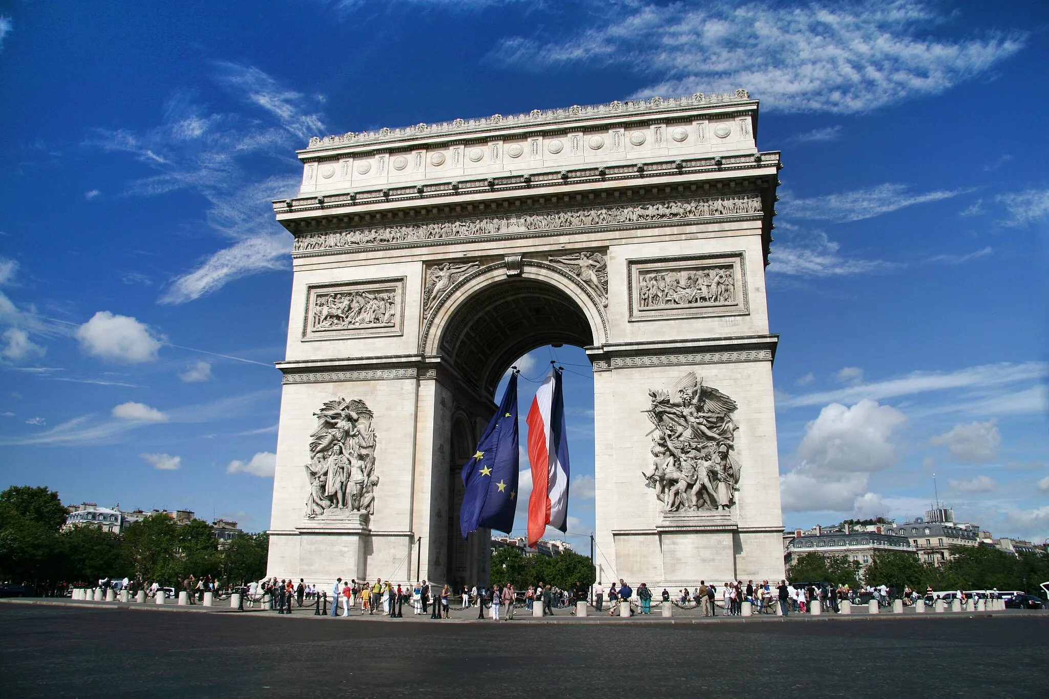 Photo showing: Arc de Triomphe, Paris