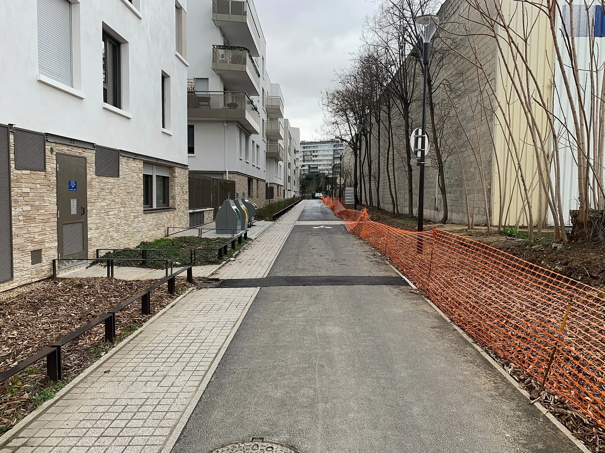 Photo showing: Rue Olympes de Gouges, Ivry-sur-Seine.