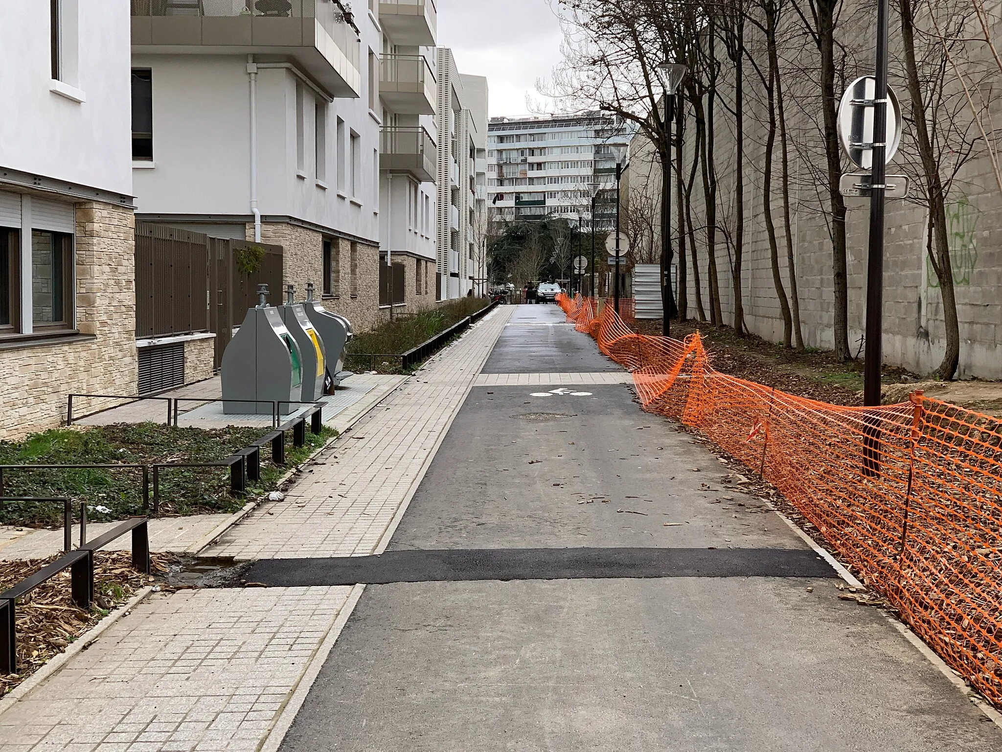 Photo showing: Rue Olympes de Gouges, Ivry-sur-Seine.