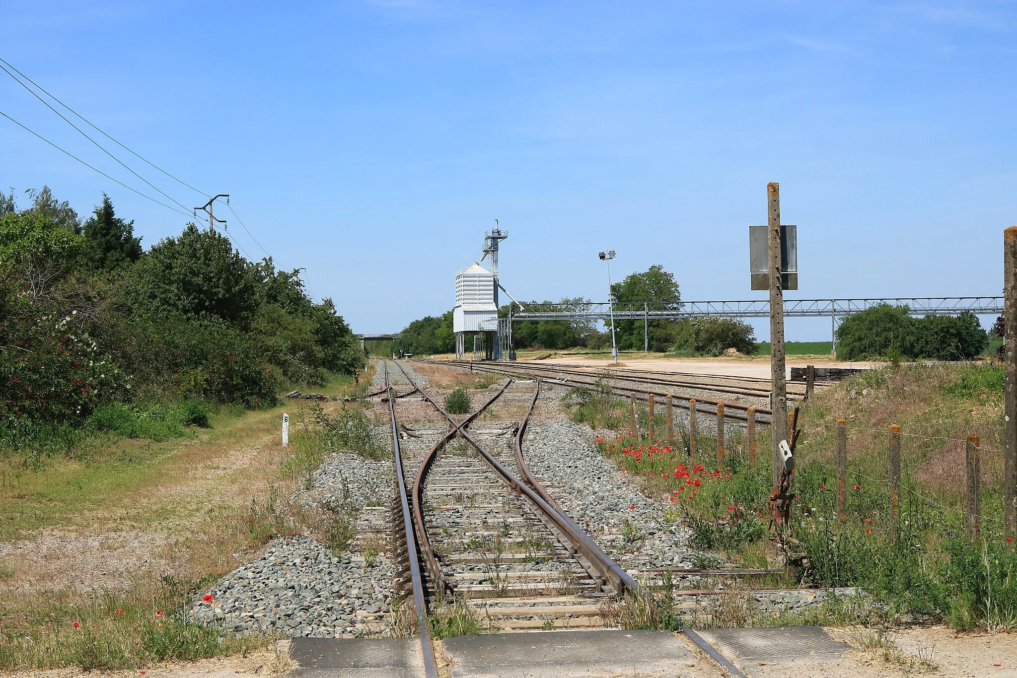 Photo showing: Vue de ce qui reste de la gare d'Engenville.
