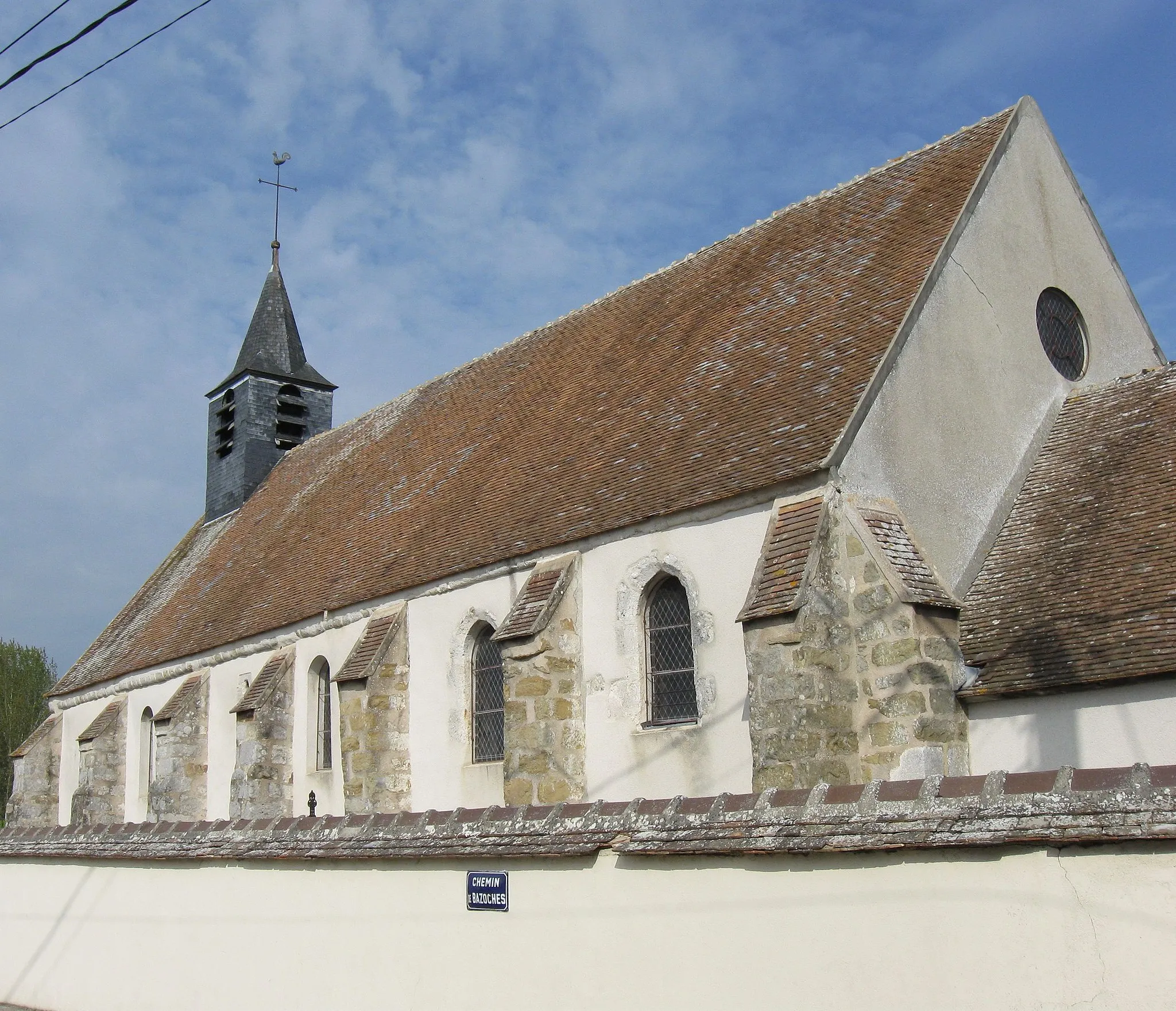 Photo showing: Église Saint-Maur de Mousseaux-lès-Bray. (Seine-et-Marne, région Île-de-France).
