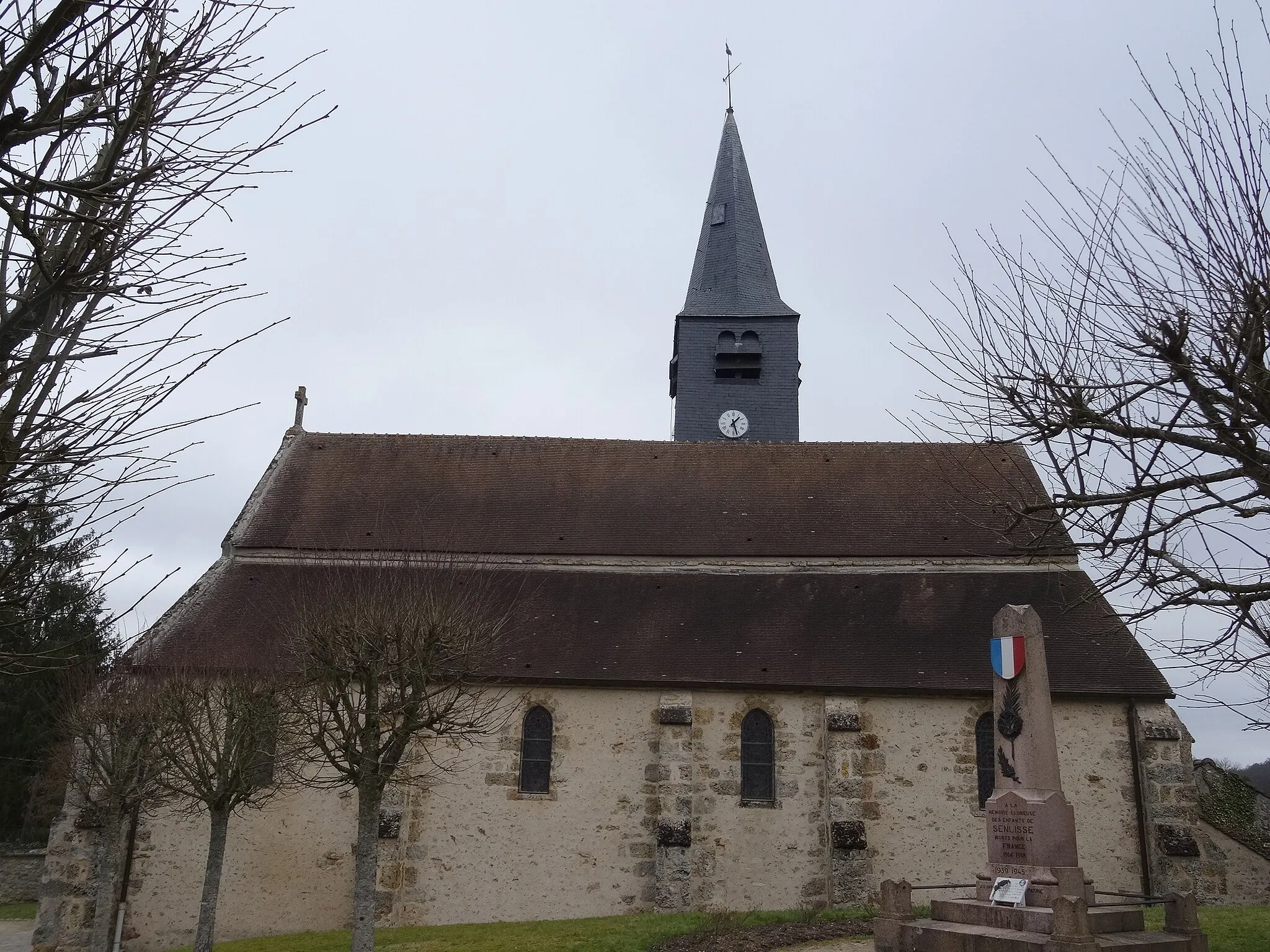 Photo showing: Église Saint-Denis de Senlisse. (Yvelines, région Île-de-France).