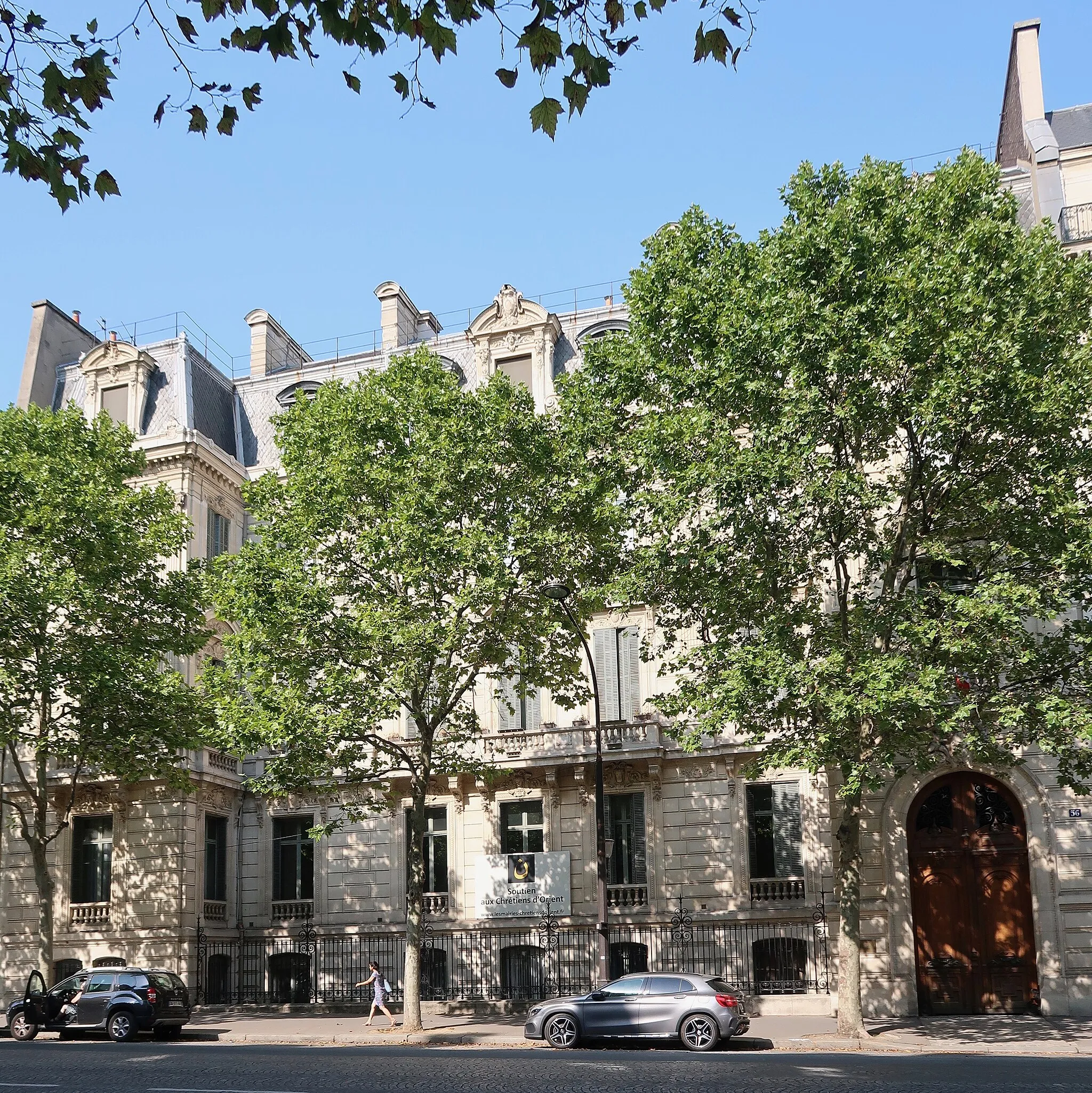 Photo showing: Hôtel Cail, 56 boulevard Malesherbes (Paris, 8e).