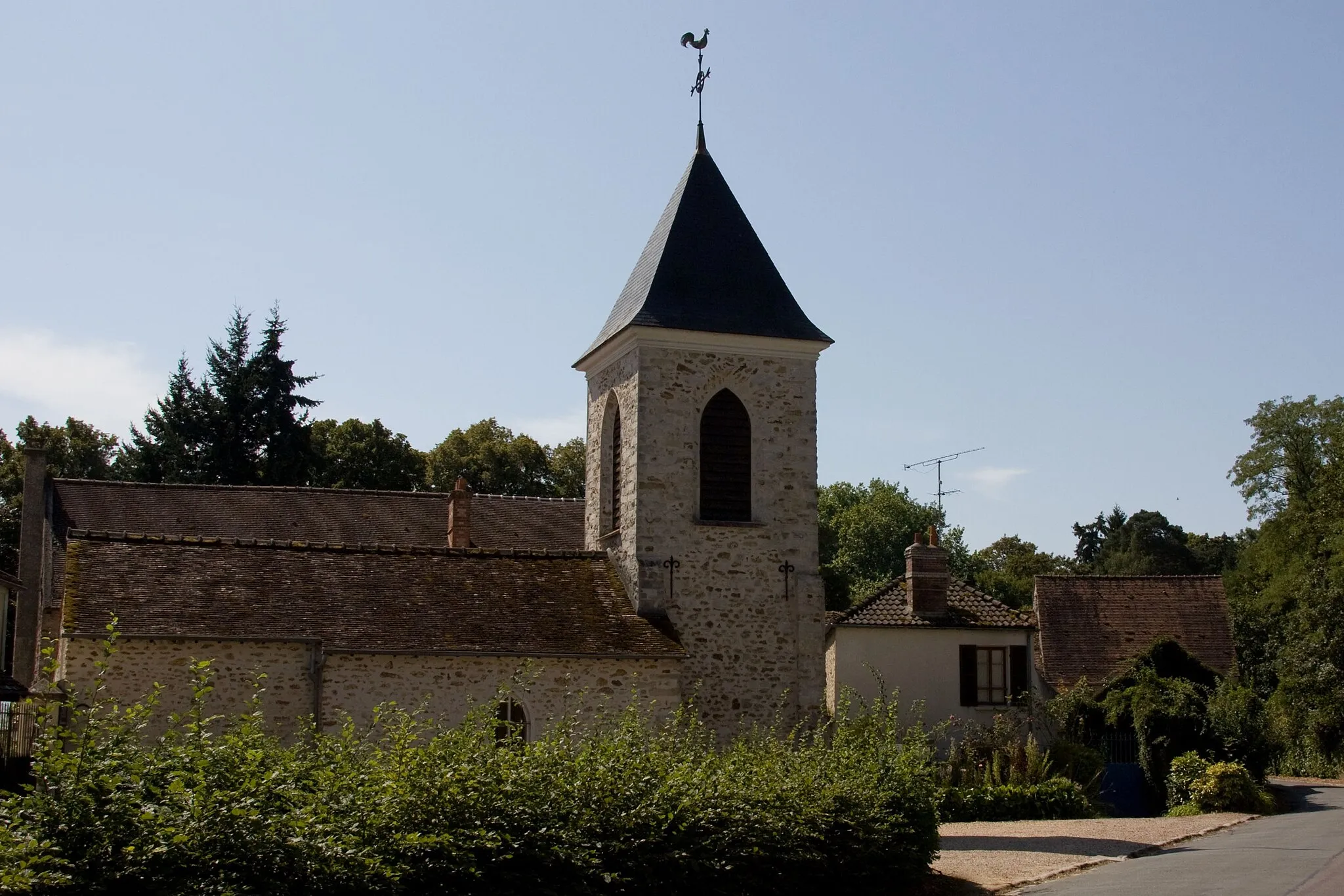 Photo showing: Eglise Saint-Lubin. Nainville-les-Roches, Essonne. France.