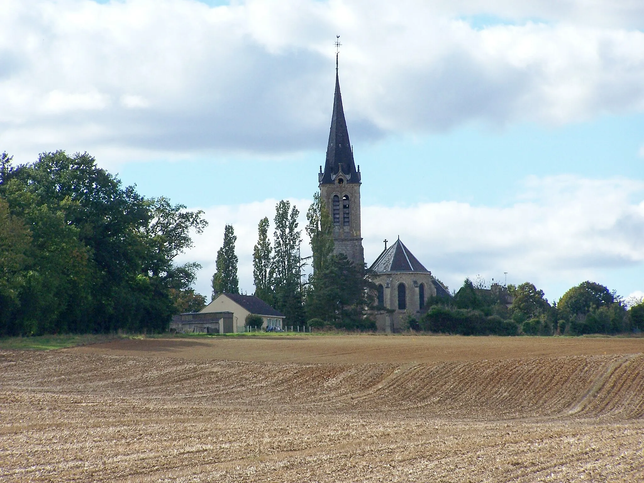 Photo showing: Church of La_Boissière-École (Yvelines, France)