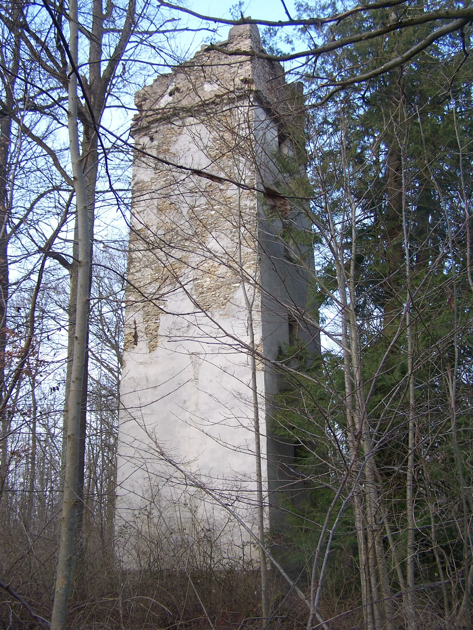 Photo showing: Chappe Turm in Millement (Yvelines, France)